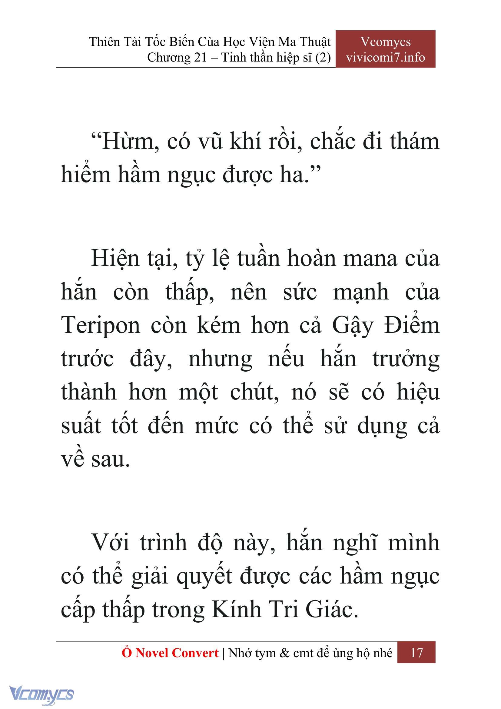 [Novel] Thiên Tài Tốc Biến Của Học Viện Ma Thuật Chap 21 - Trang 2
