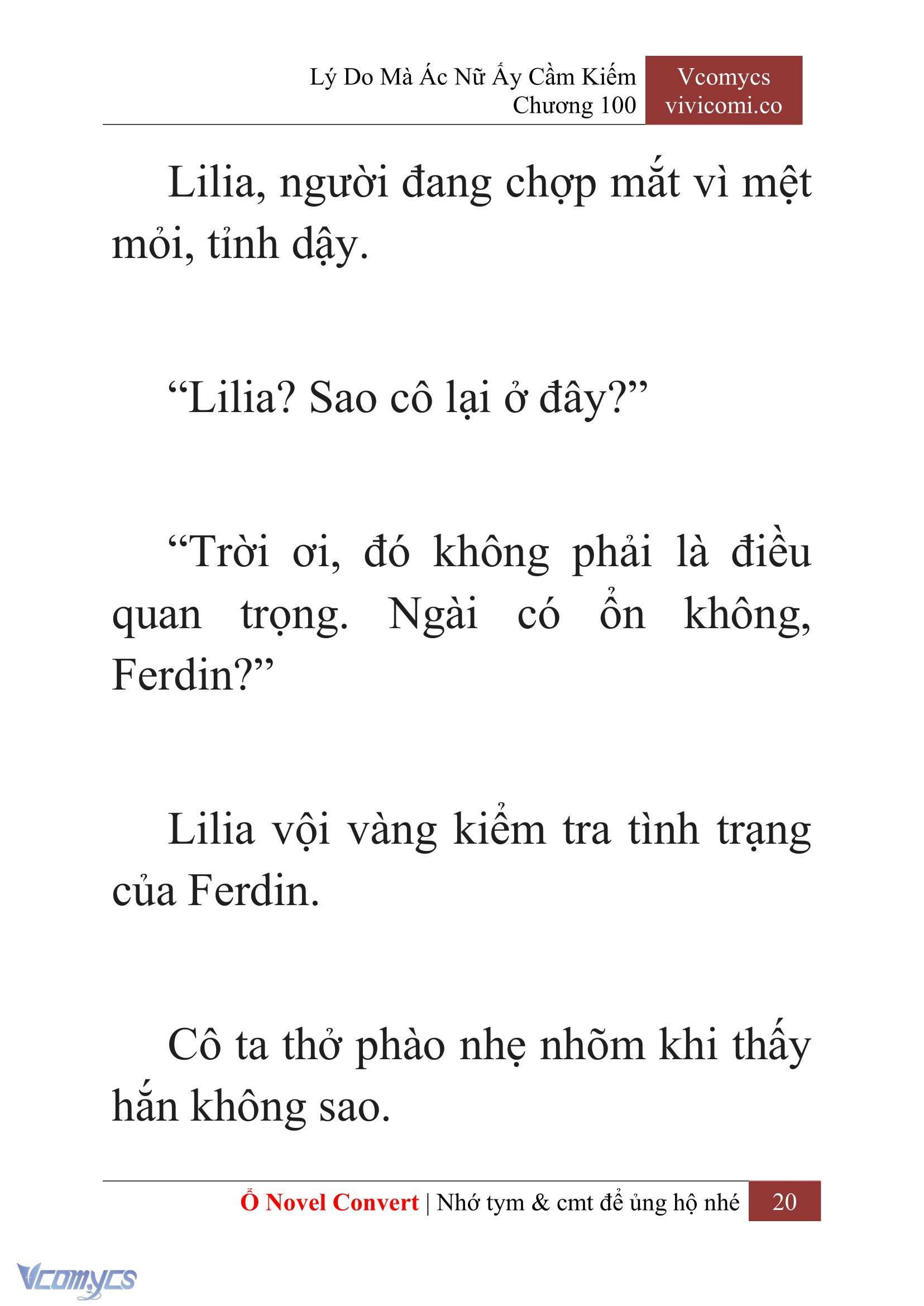 [Novel] Lý Do Mà Ác Nữ Ấy Cầm Kiếm Chap 100 - Trang 2