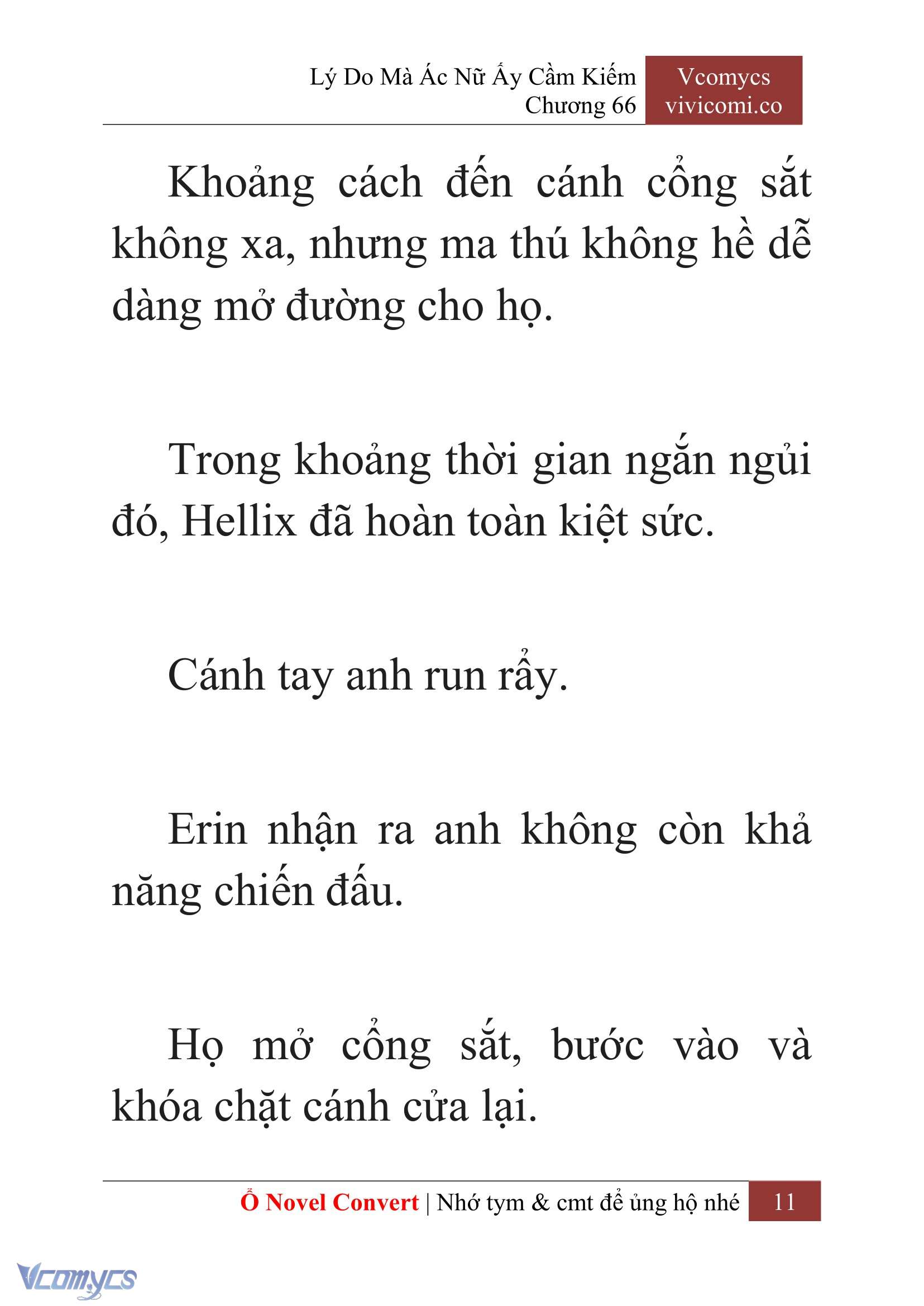 [Novel] Lý Do Mà Ác Nữ Ấy Cầm Kiếm Chap 66 - Trang 2