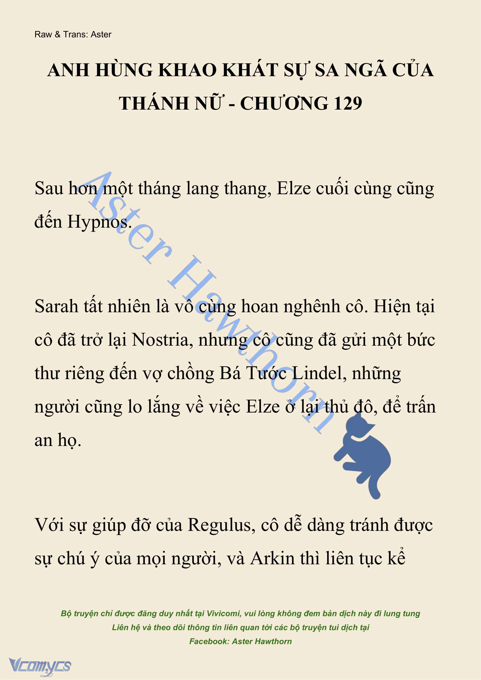 [NOVEL] Anh Hùng Khao Khát Sự Sa Ngã Của Thánh Nữ Chap 129 - Trang 2