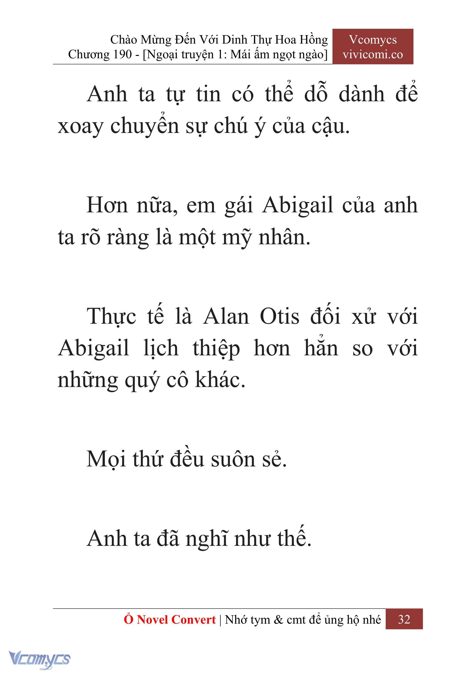 [Novel] Chào Mừng Đến Với Dinh Thự Hoa Hồng Chap 190 - Trang 2