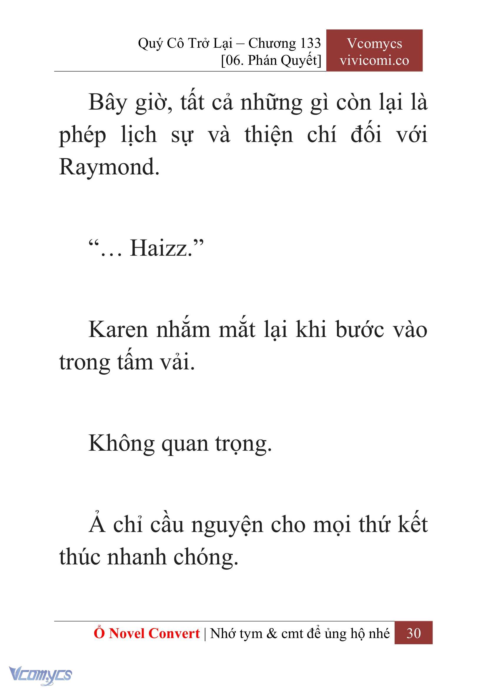[Novel] Quý Cô Trở Lại Chap 133 - Trang 2