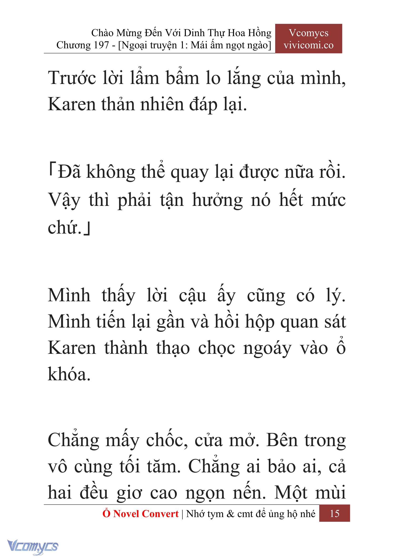 [Novel] Chào Mừng Đến Với Dinh Thự Hoa Hồng Chap 197 - Trang 2