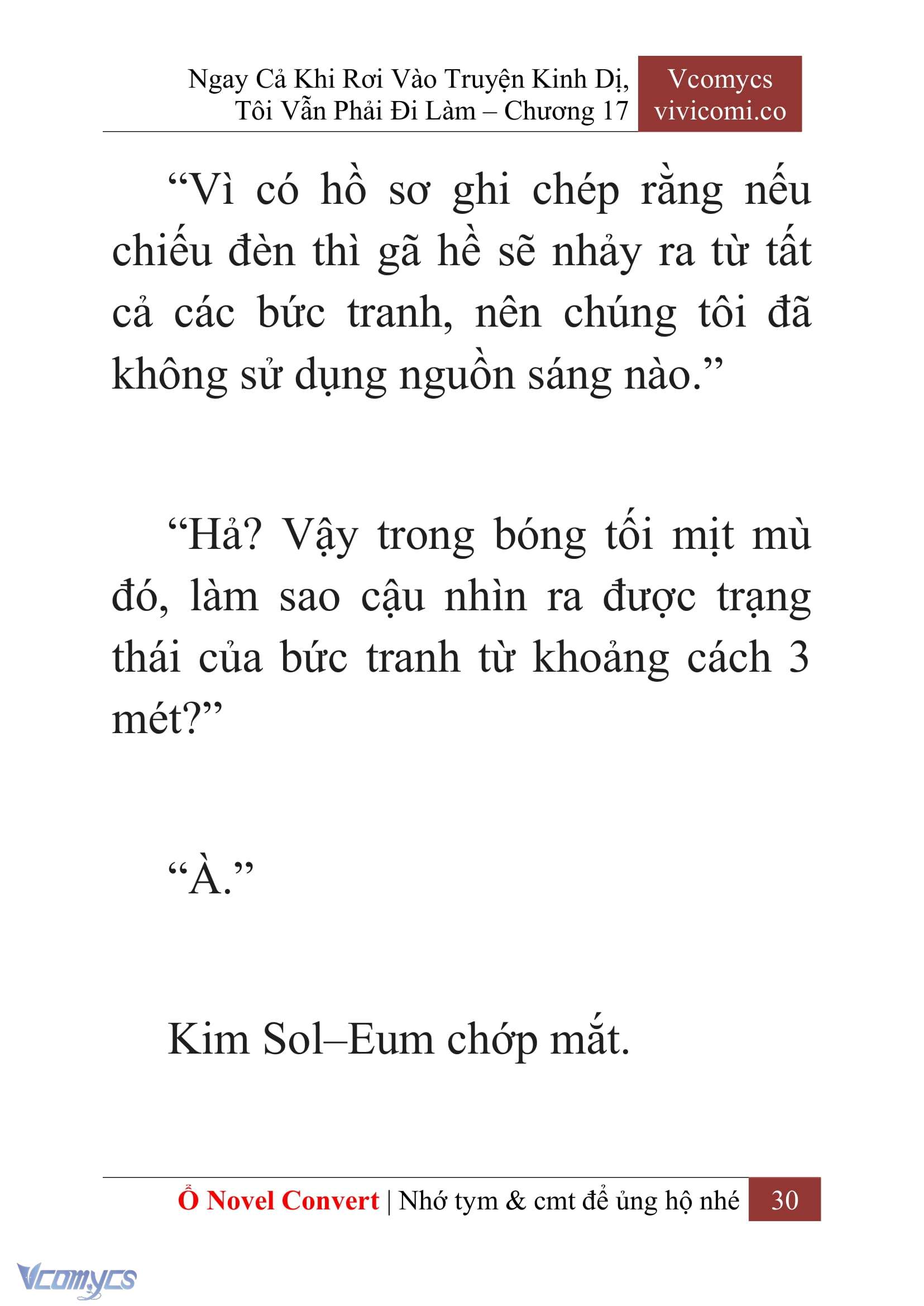 [Novel] Ngay Cả Khi Rơi Vào Truyện Kinh Dị, Tôi Vẫn Phải Đi Làm Chap 17 - Trang 2