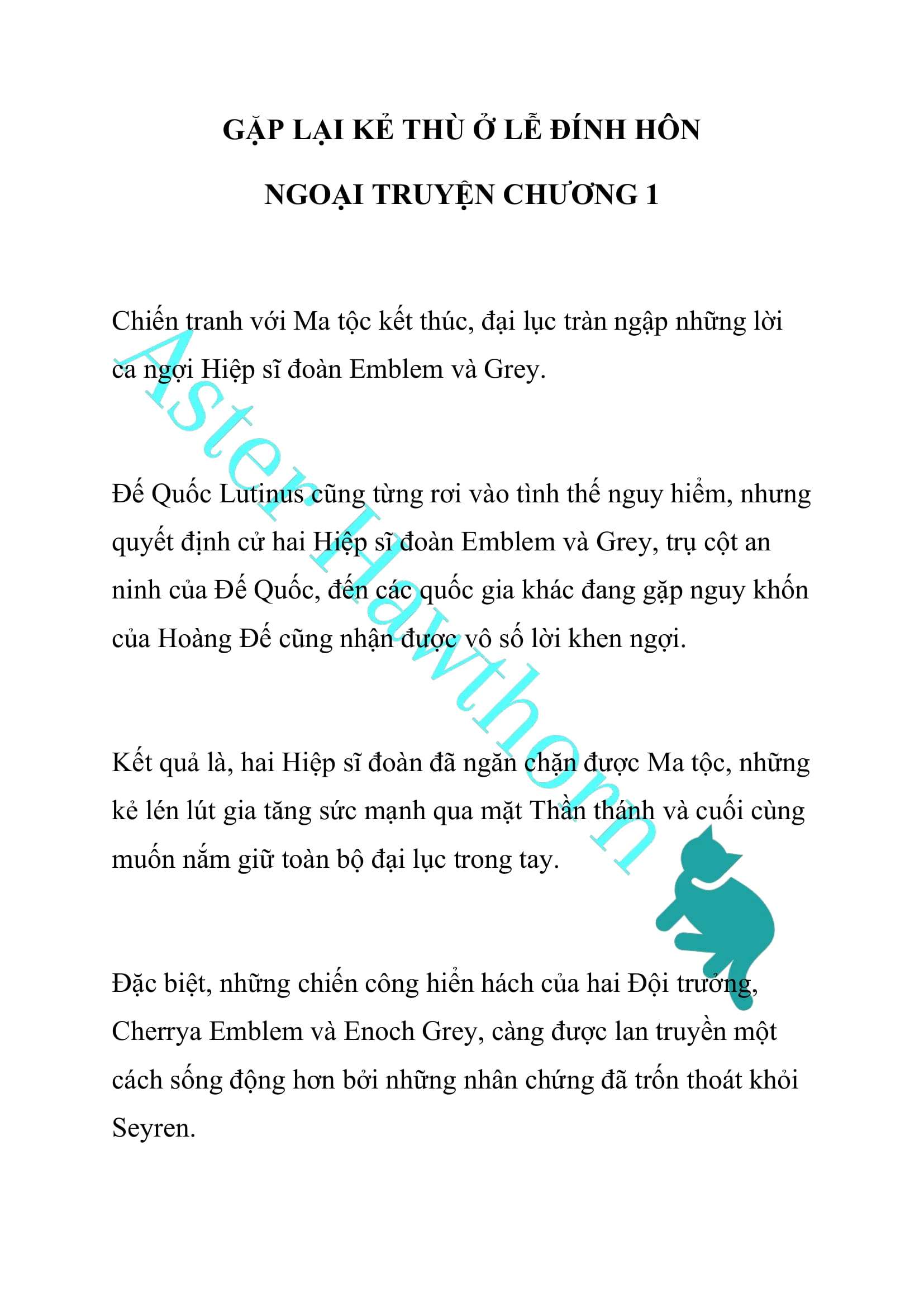 [NOVEL] Gặp Lại Kẻ Thù Ở Lễ Đính Hôn Chap 246 - Next Chap 247