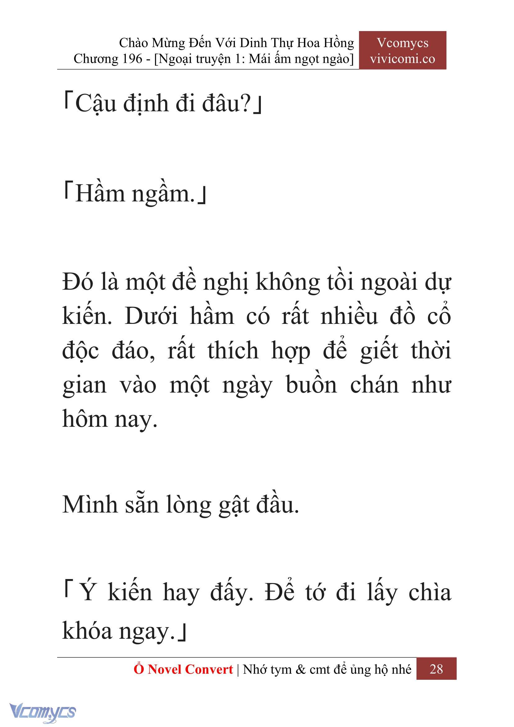[Novel] Chào Mừng Đến Với Dinh Thự Hoa Hồng Chap 196 - Trang 2