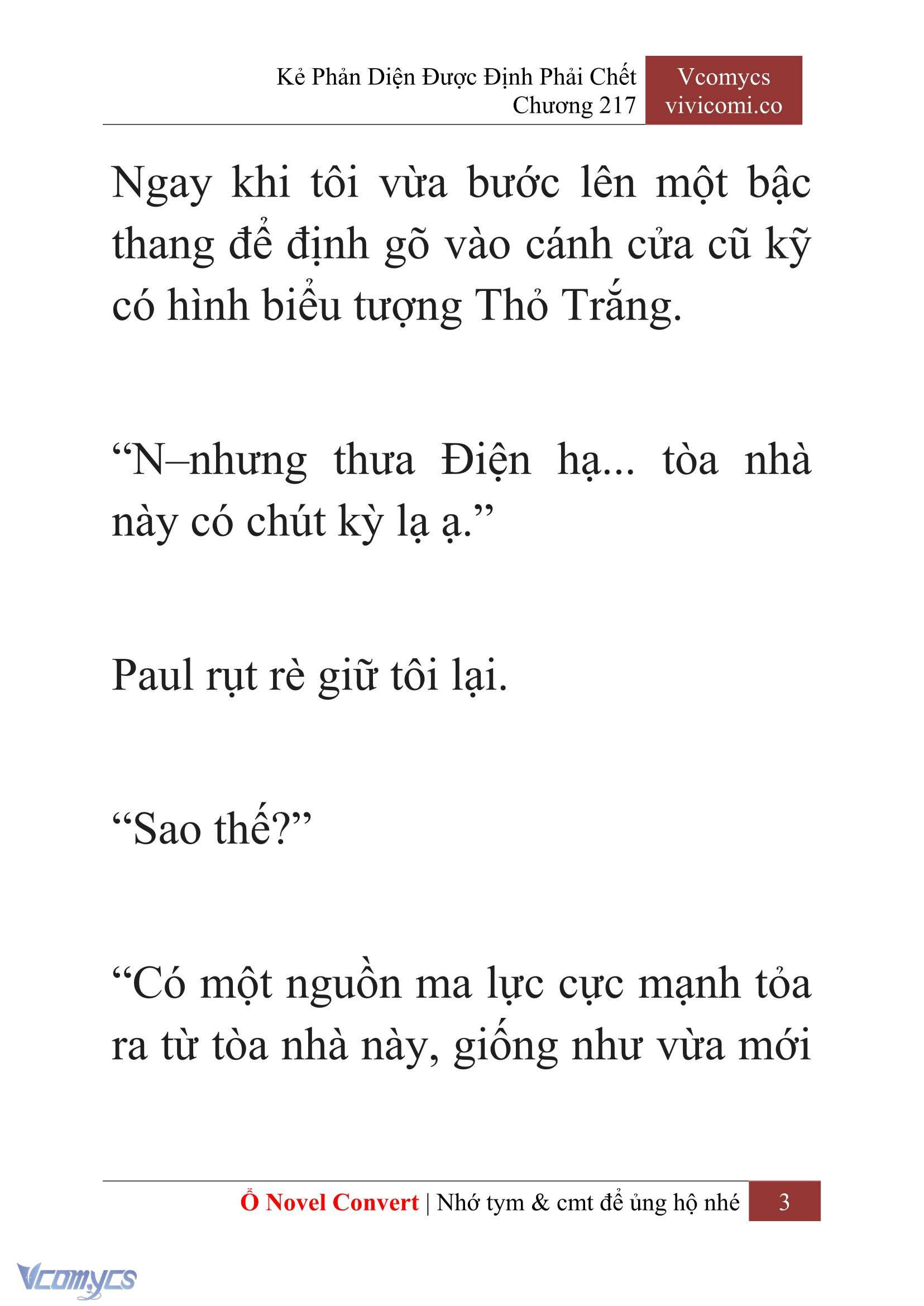 [Novel] Kẻ Phản Diện Được Định Phải Chết Chap 217 - Trang 2