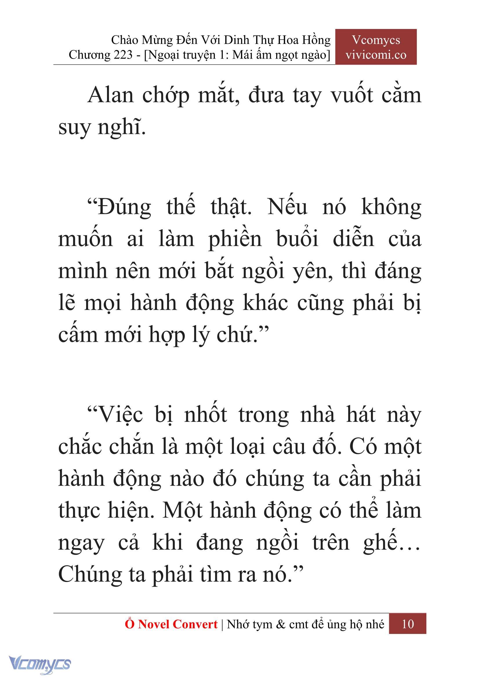 [Novel] Chào Mừng Đến Với Dinh Thự Hoa Hồng Chap 223 - Trang 2