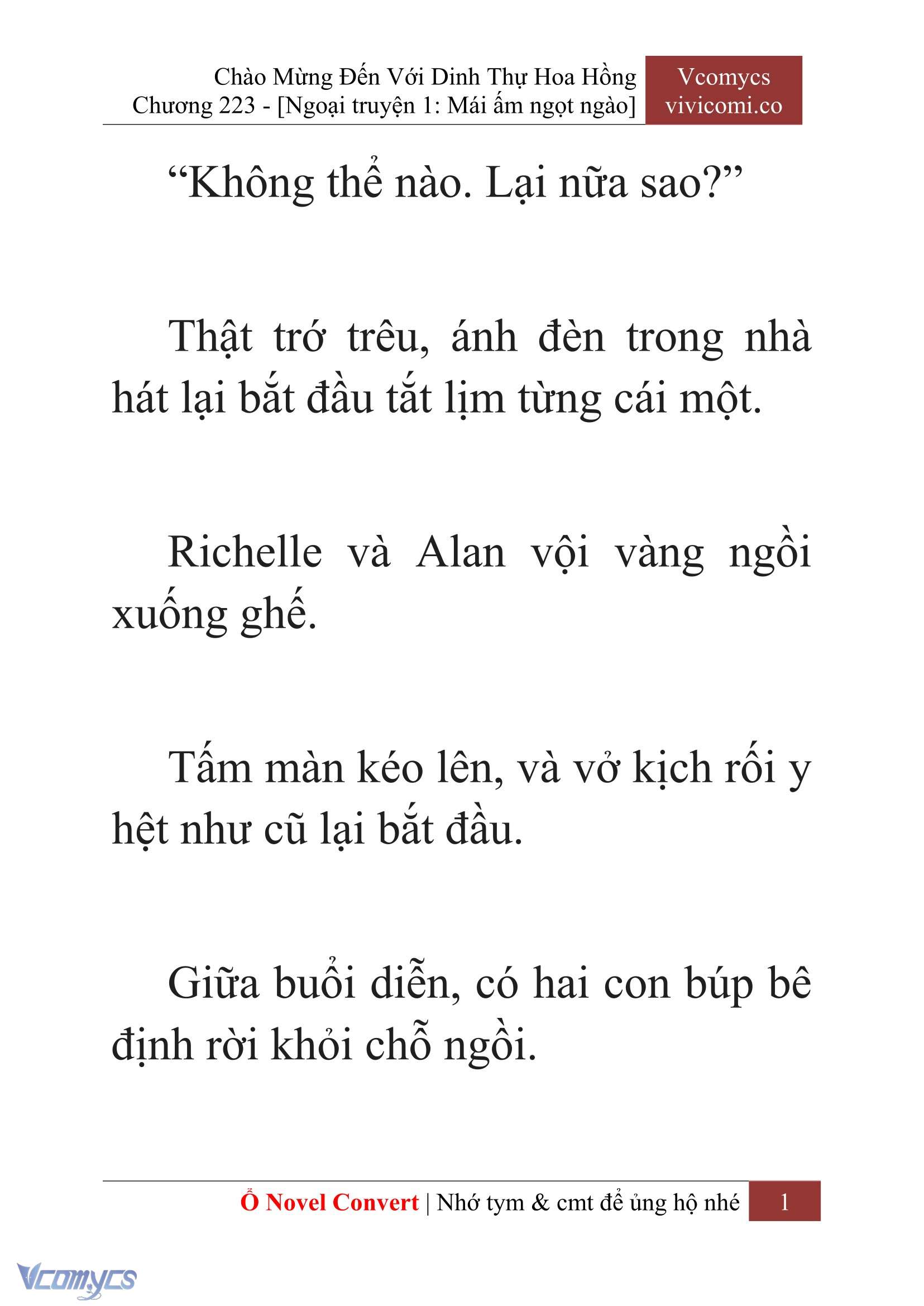 [Novel] Chào Mừng Đến Với Dinh Thự Hoa Hồng Chap 223 - Trang 2