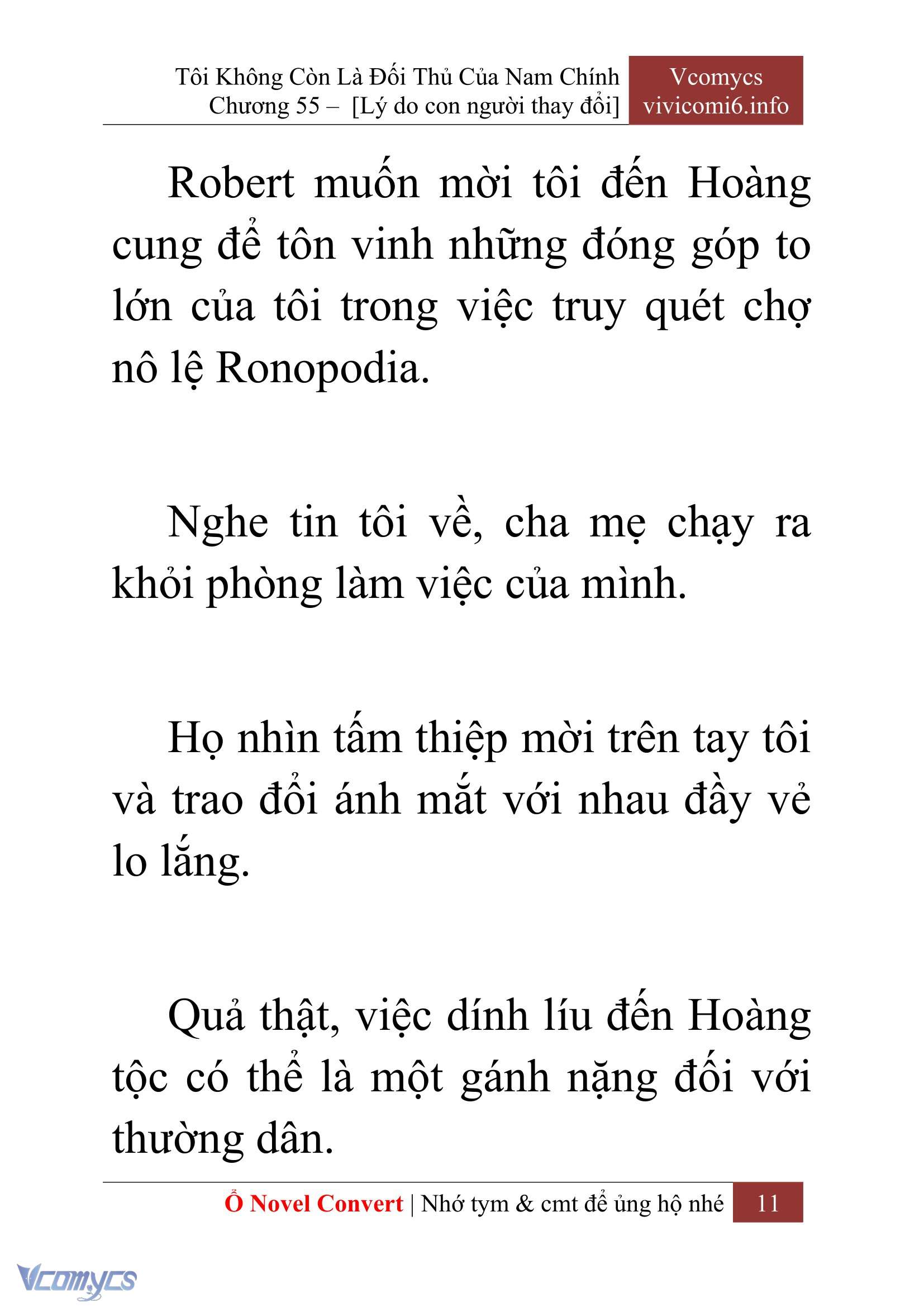 [Novel] Tôi Không Còn Là Đối Thủ Của Nam Chính Chap 55 - Trang 2