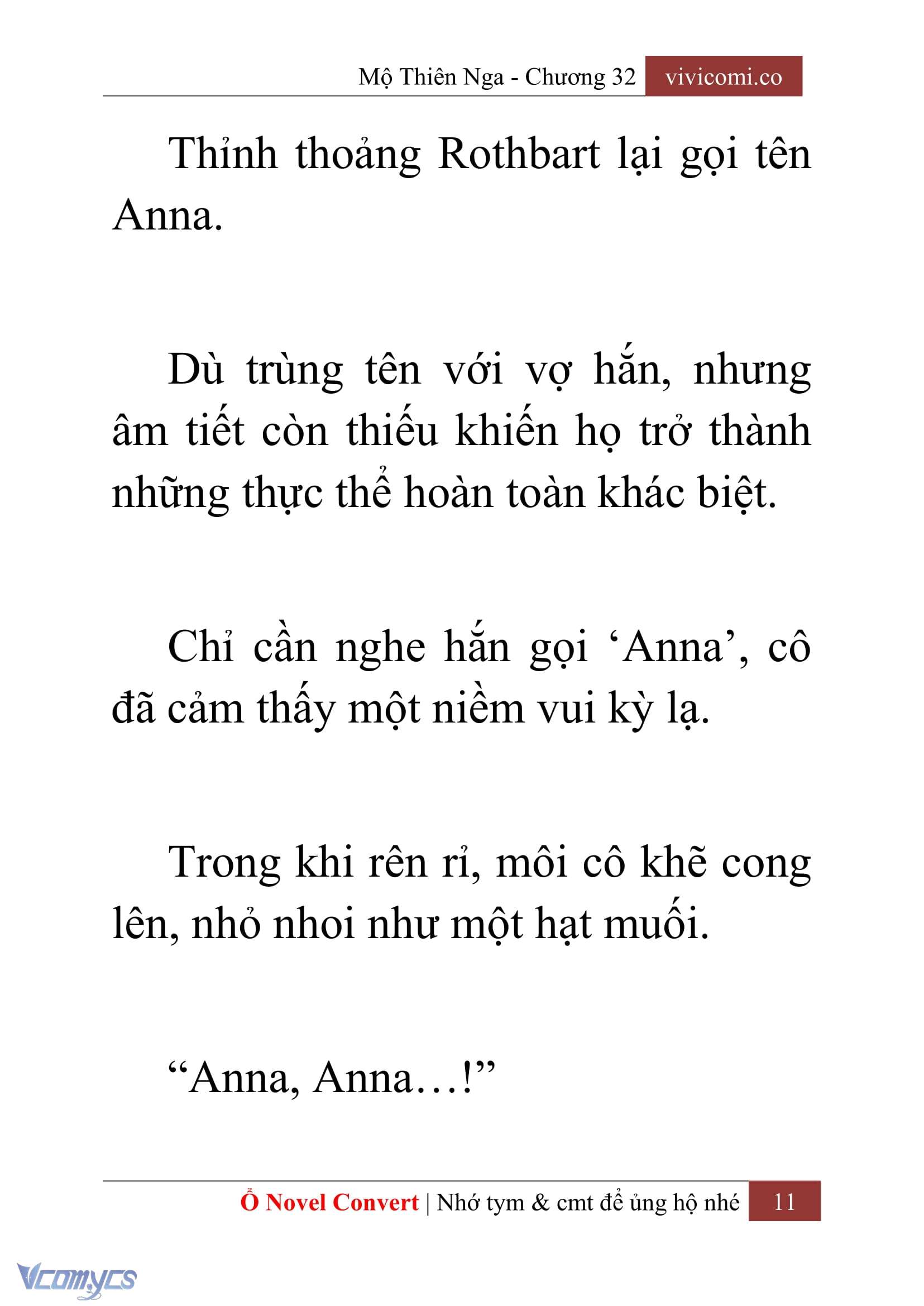 [Novel] Mộ Thiên Nga Chap 32 - Trang 2