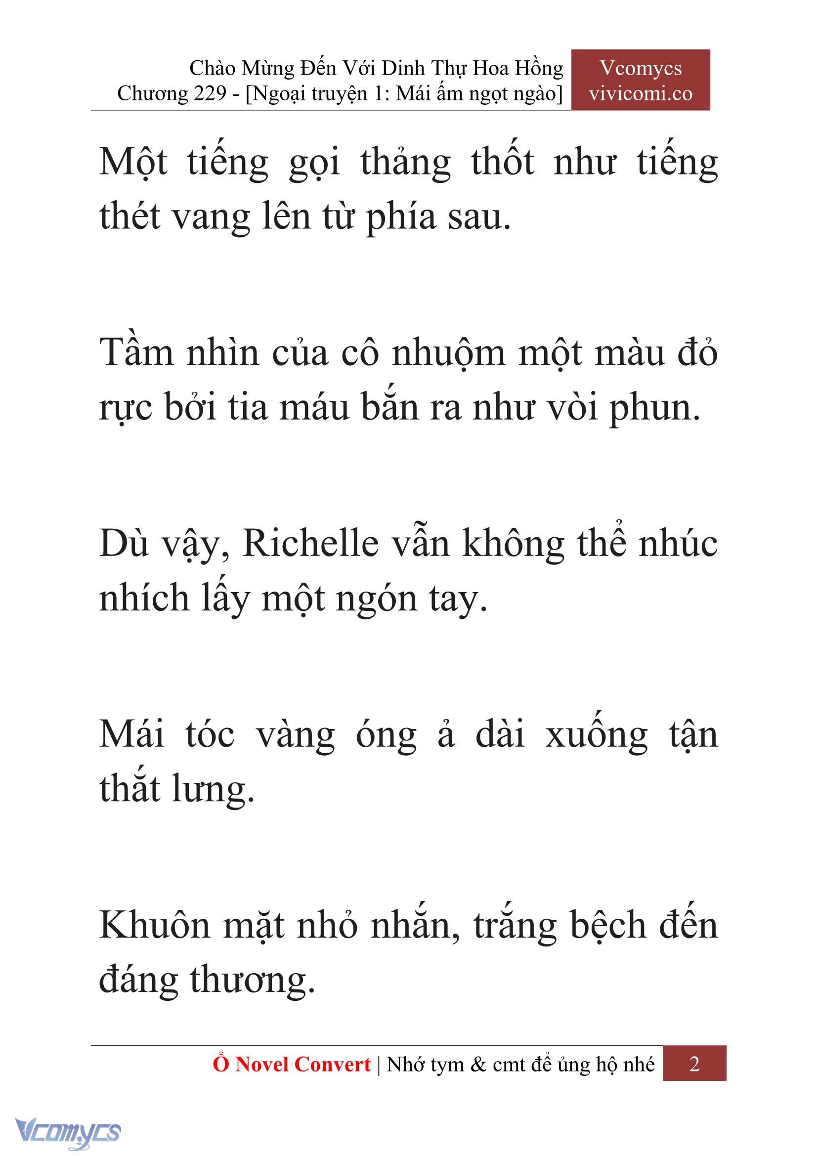 [Novel] Chào Mừng Đến Với Dinh Thự Hoa Hồng Chap 229 - Trang 2