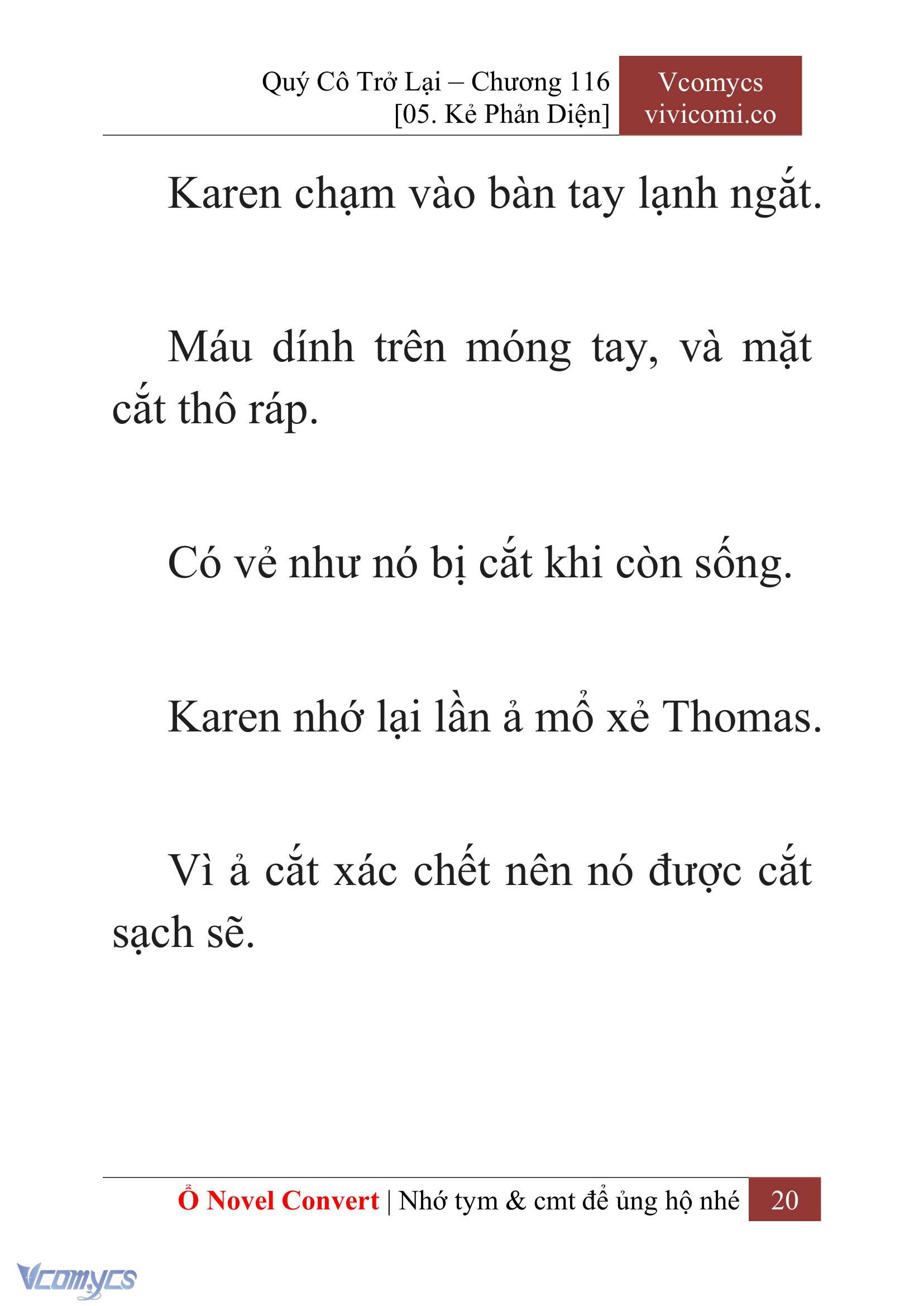 [Novel] Quý Cô Trở Lại Chap 116 - Trang 2