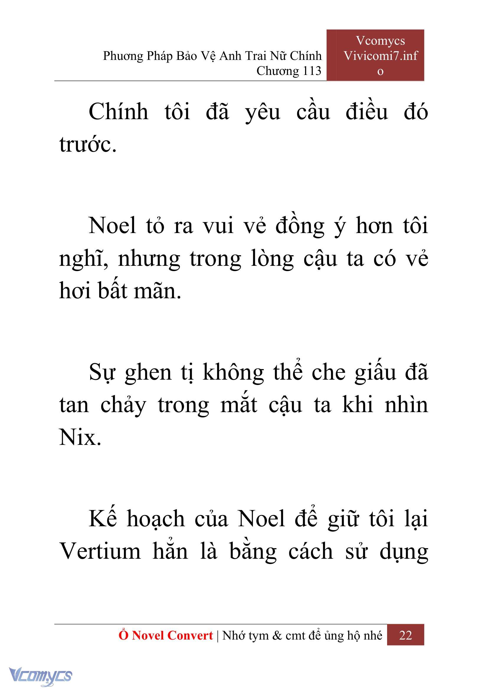 [Novel] Phương Pháp Bảo Vệ Anh Trai Nữ Chính Chap 113 - Trang 2