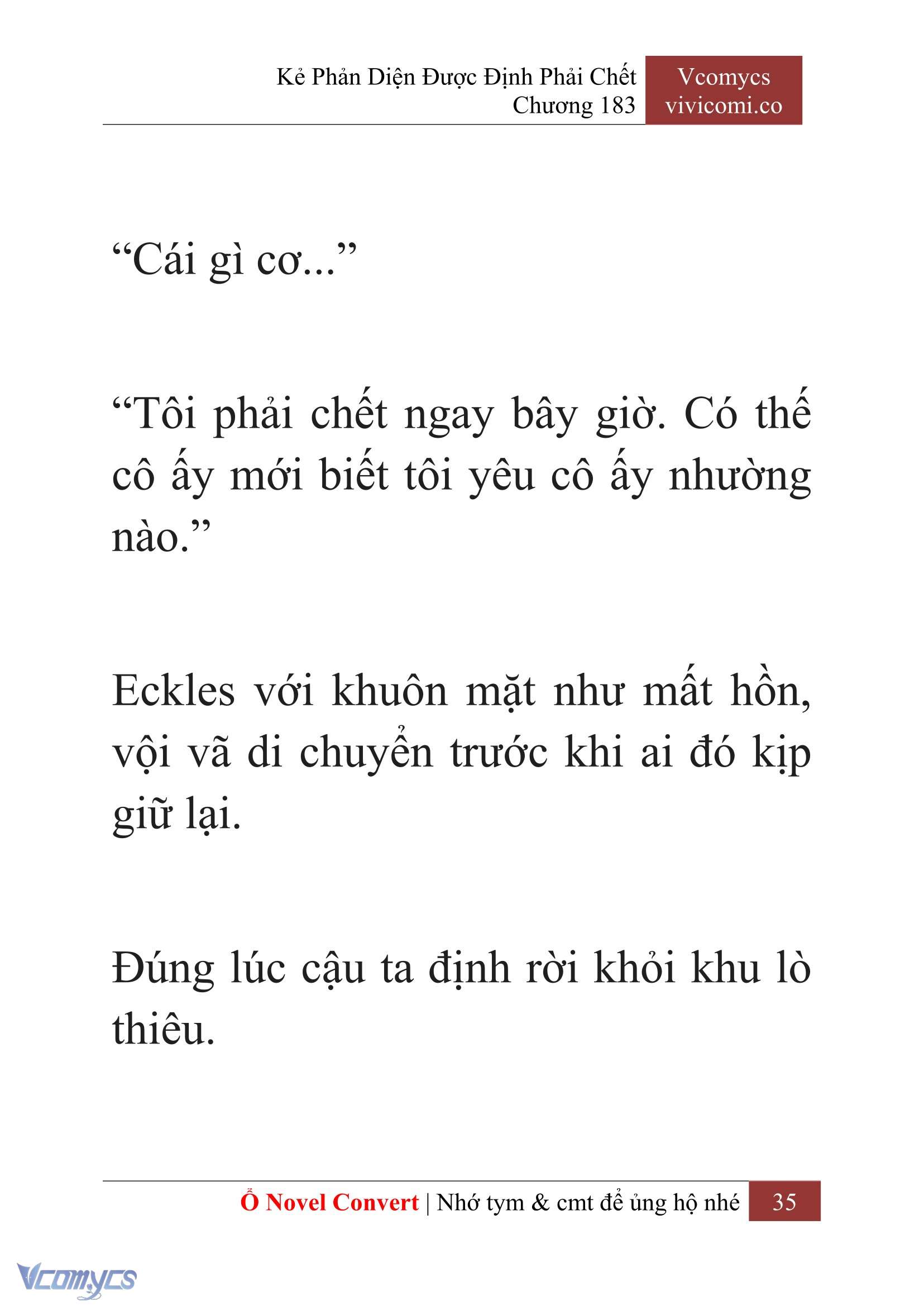 [Novel] Kẻ Phản Diện Được Định Phải Chết Chap 183 - Next Chap 184
