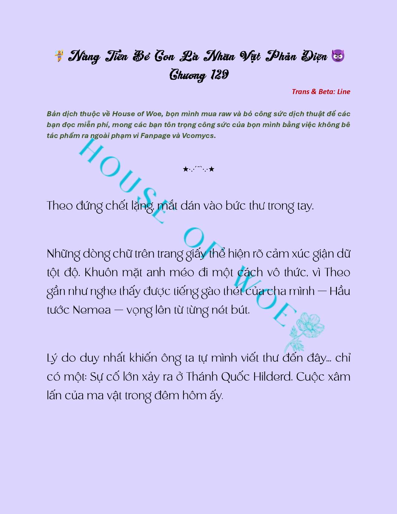 [NOVEL] NÀNG TIÊN BÉ CON LÀ NHÂN VẬT PHẢN DIỆN Chap 129 - Trang 2