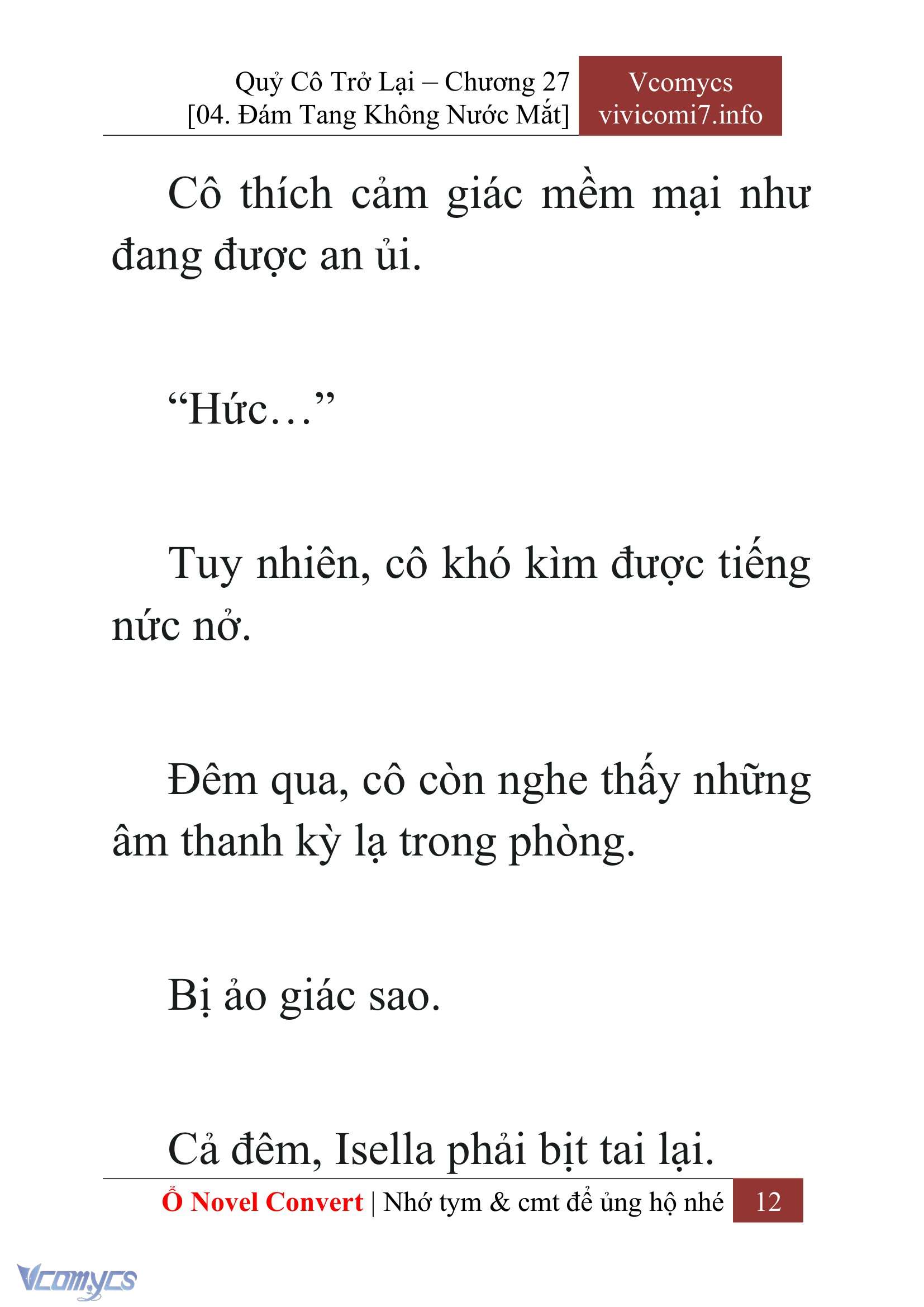 [Novel] Quý Cô Trở Lại Chap 27 - Trang 2