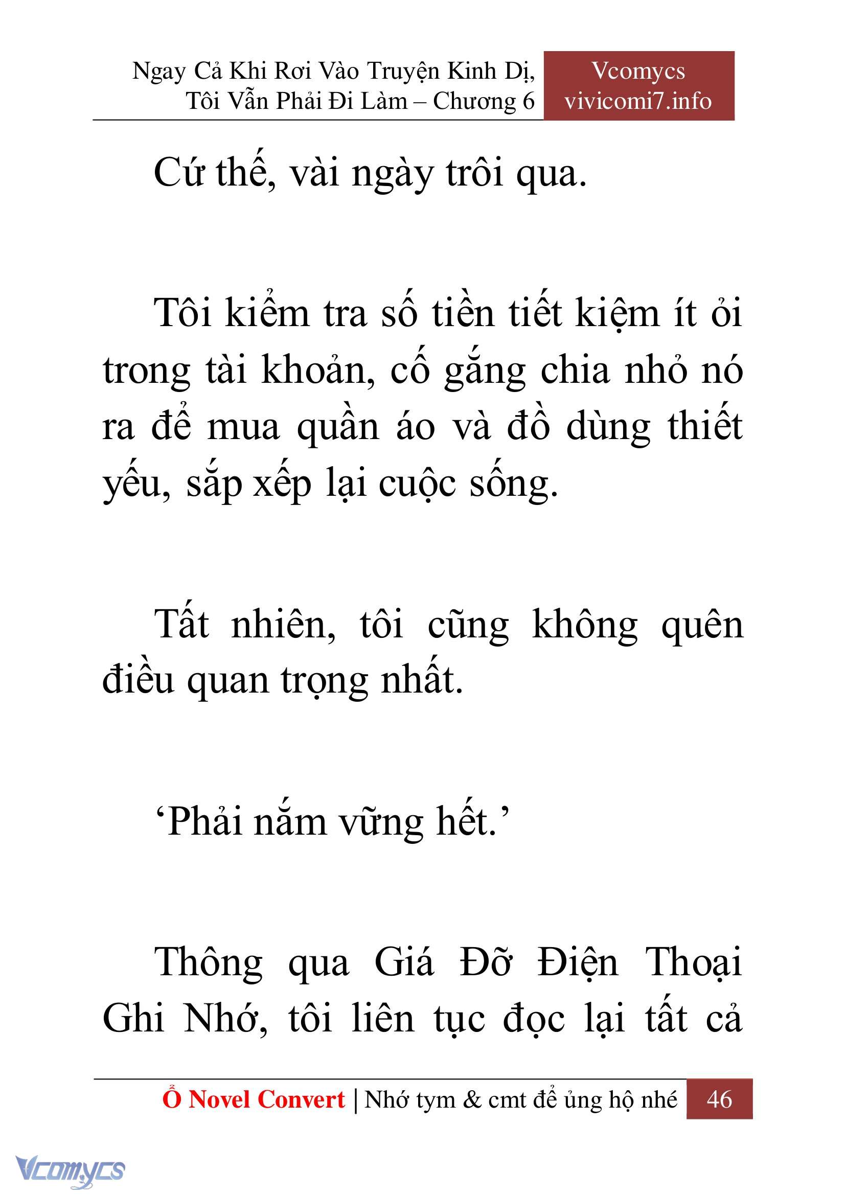[Novel] Ngay Cả Khi Rơi Vào Truyện Kinh Dị, Tôi Vẫn Phải Đi Làm Chap 6 - Trang 2
