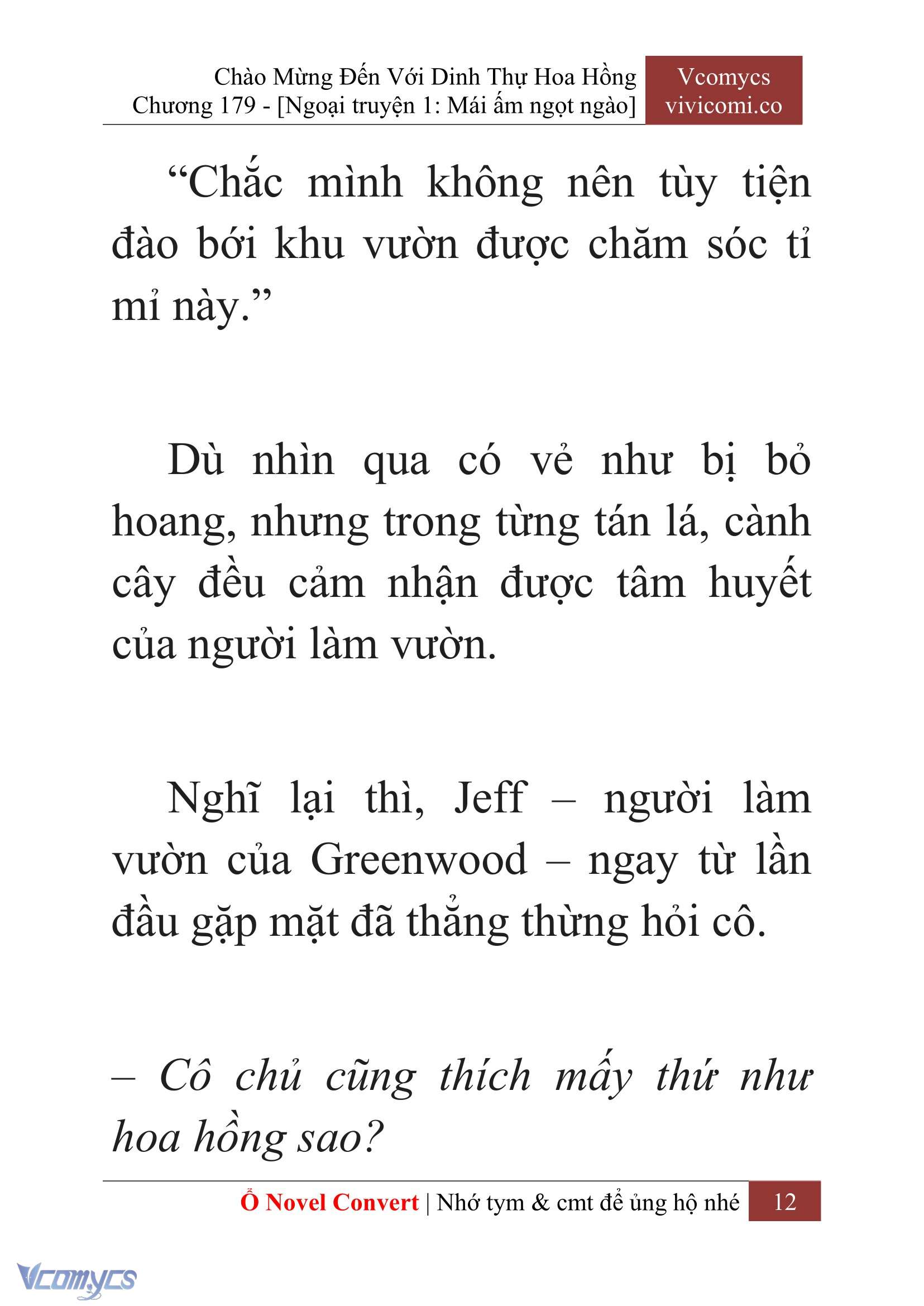 [Novel] Chào Mừng Đến Với Dinh Thự Hoa Hồng Chap 179 - Trang 2