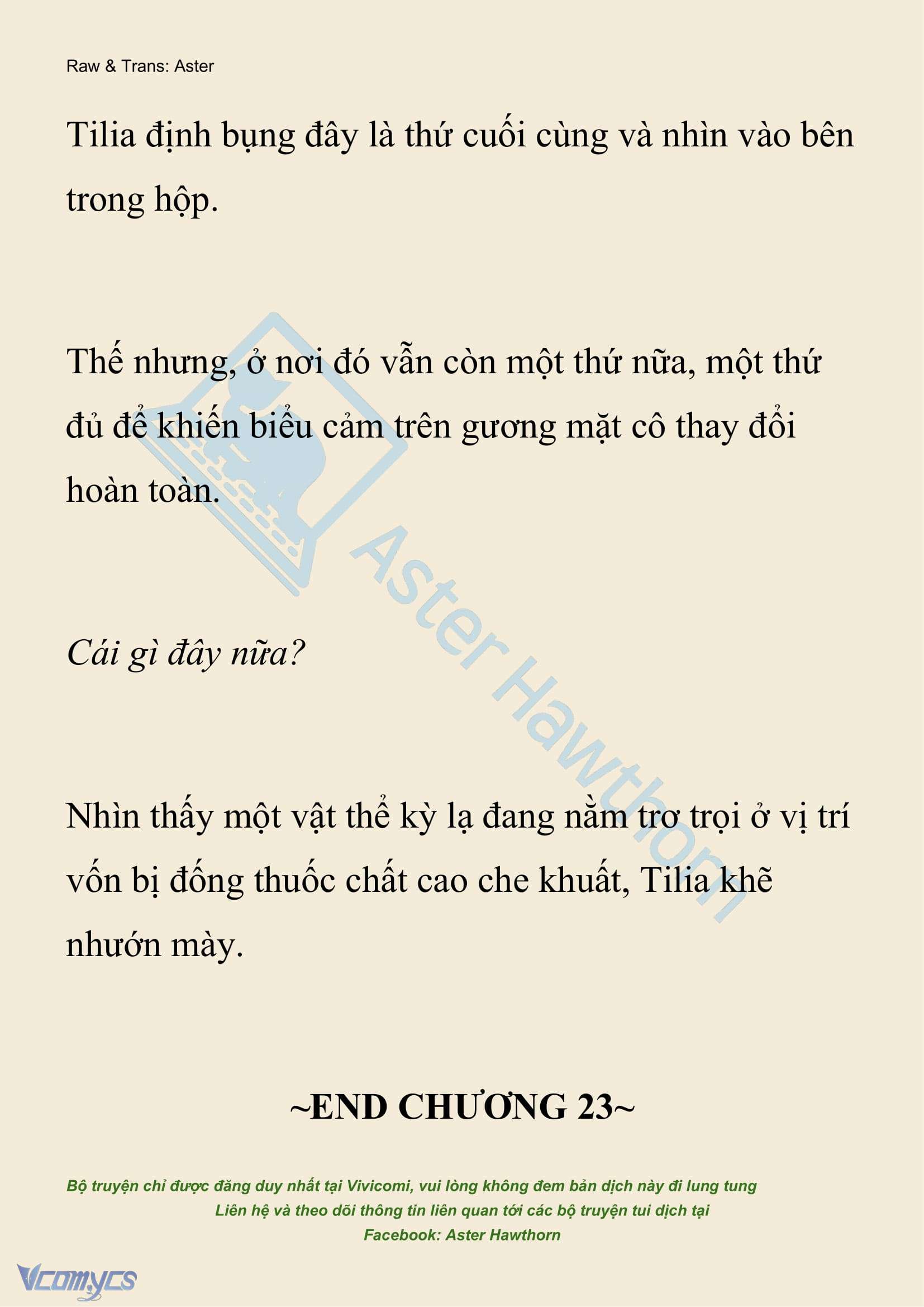 [NOVEL] Hồ Điệp Nuốt Chửng Sương Mù Chap 23 - Trang 2
