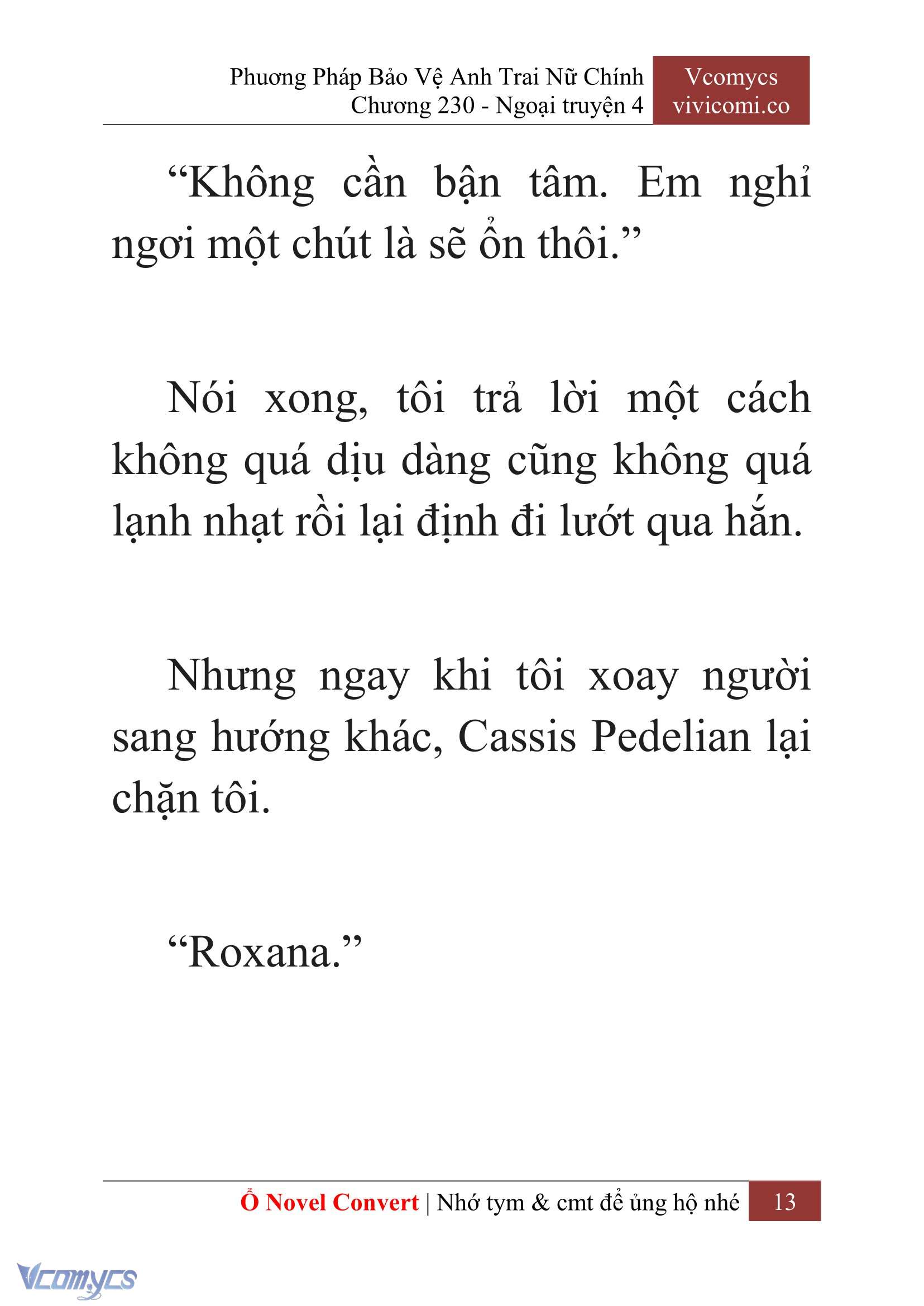 [Novel] Phương Pháp Bảo Vệ Anh Trai Nữ Chính Chap 230 - Trang 2
