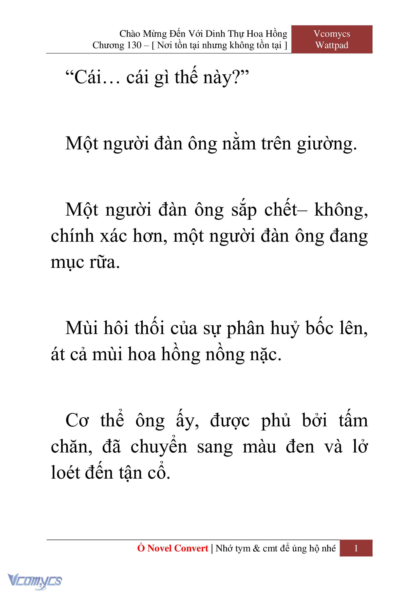 [Novel] Chào Mừng Đến Với Dinh Thự Hoa Hồng Chap 130 - Trang 2
