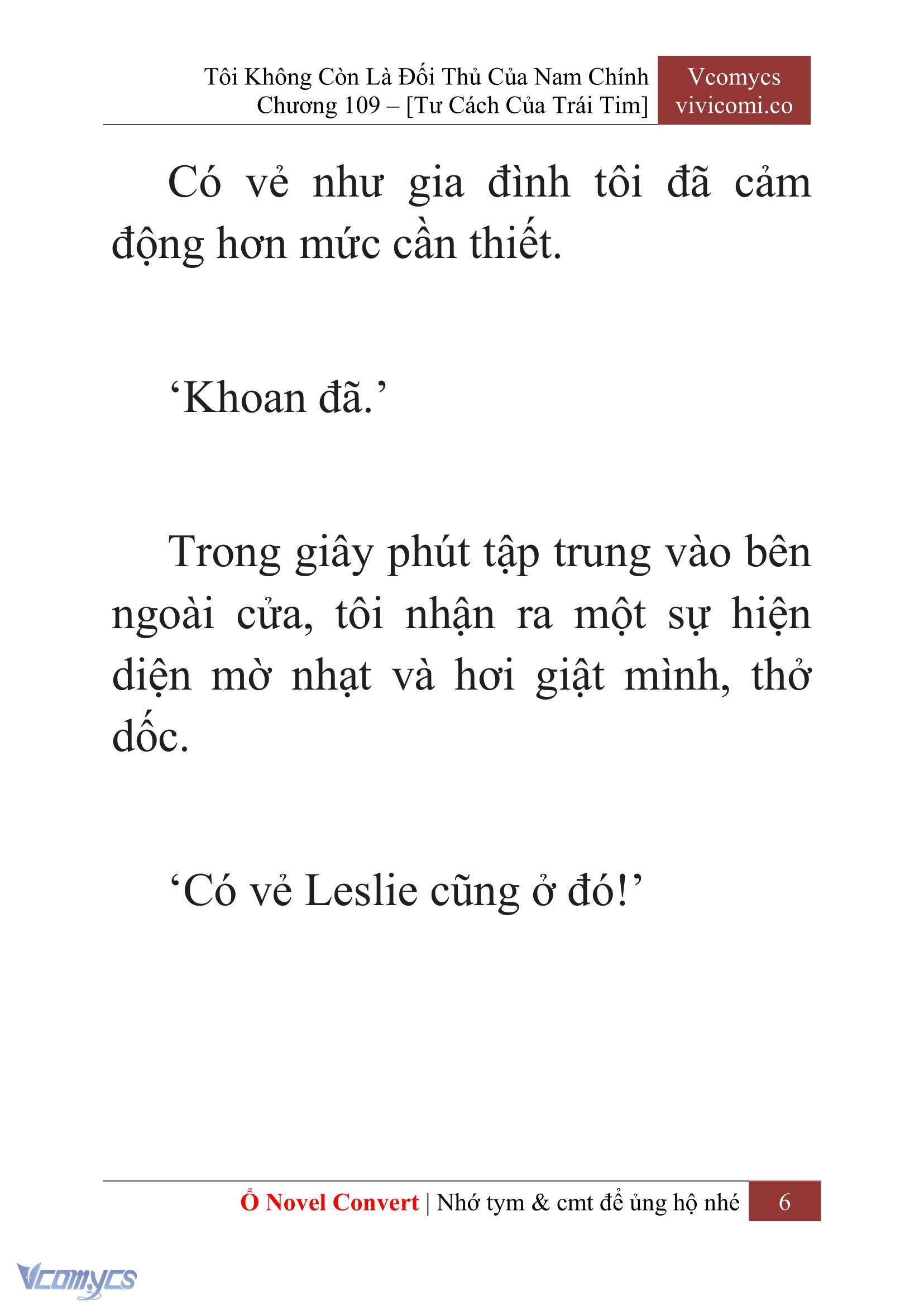 [Novel] Tôi Không Còn Là Đối Thủ Của Nam Chính Chap 109 - Trang 2
