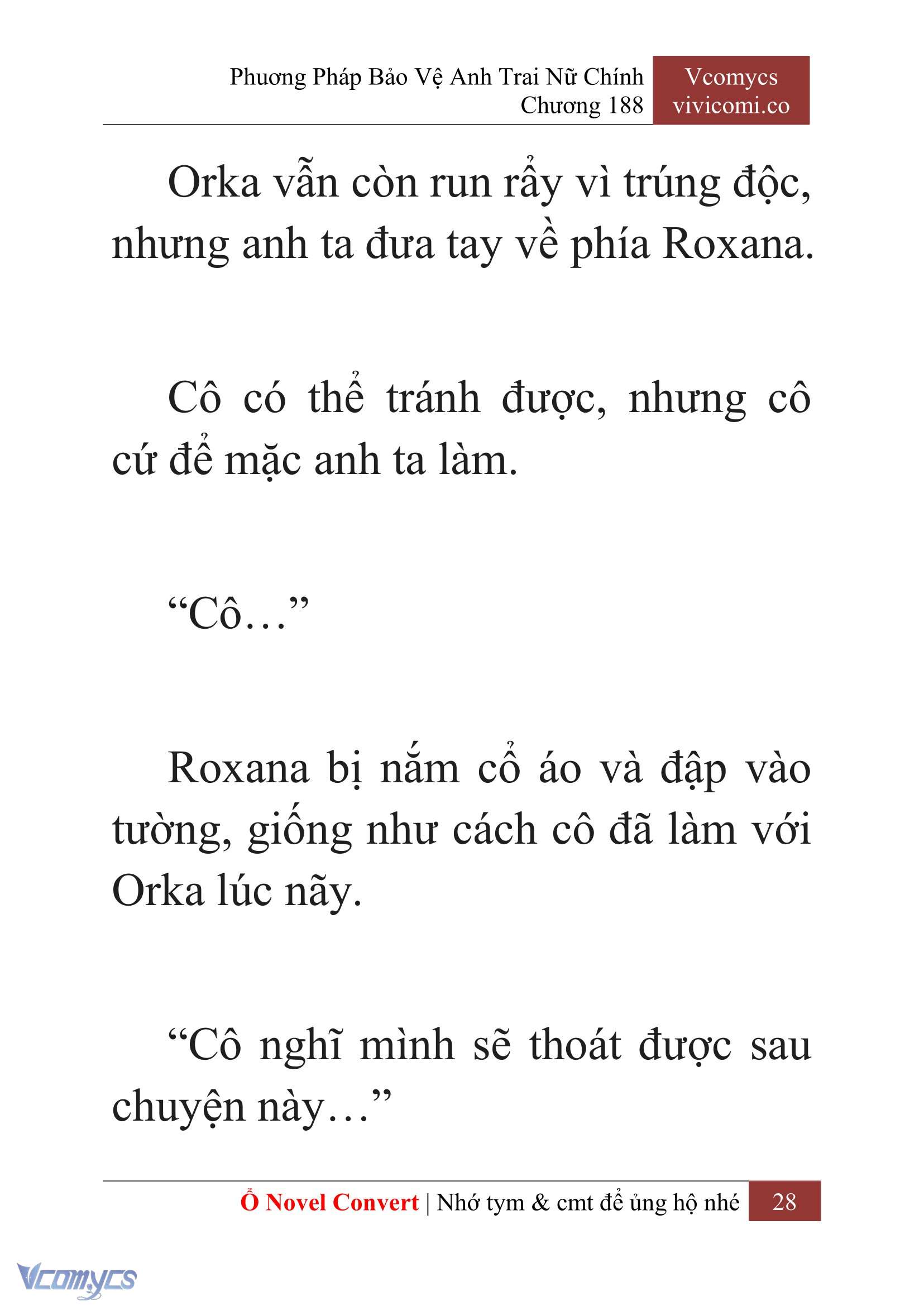 [Novel] Phương Pháp Bảo Vệ Anh Trai Nữ Chính Chap 188 - Trang 2