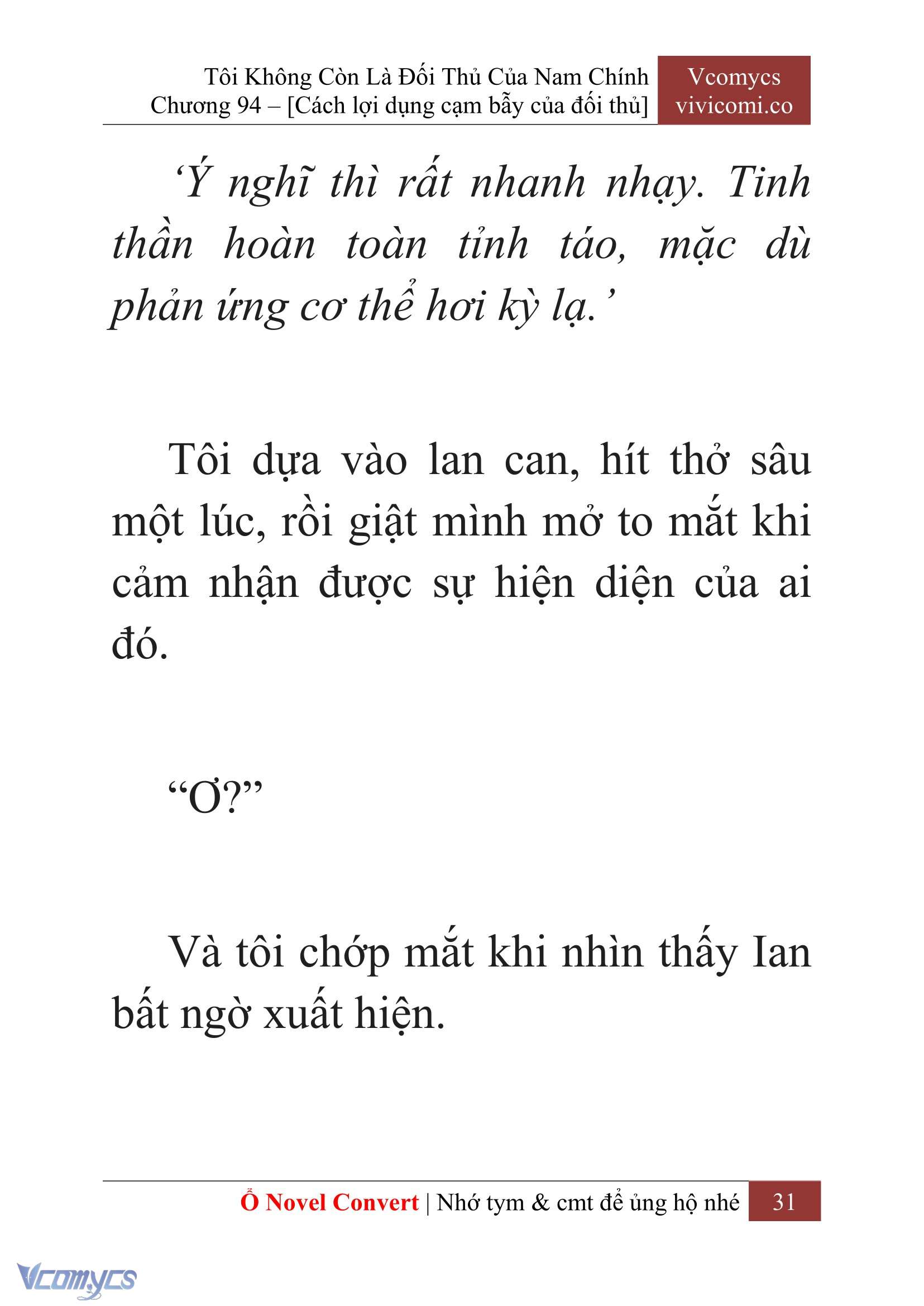 [Novel] Tôi Không Còn Là Đối Thủ Của Nam Chính Chap 94 - Trang 2
