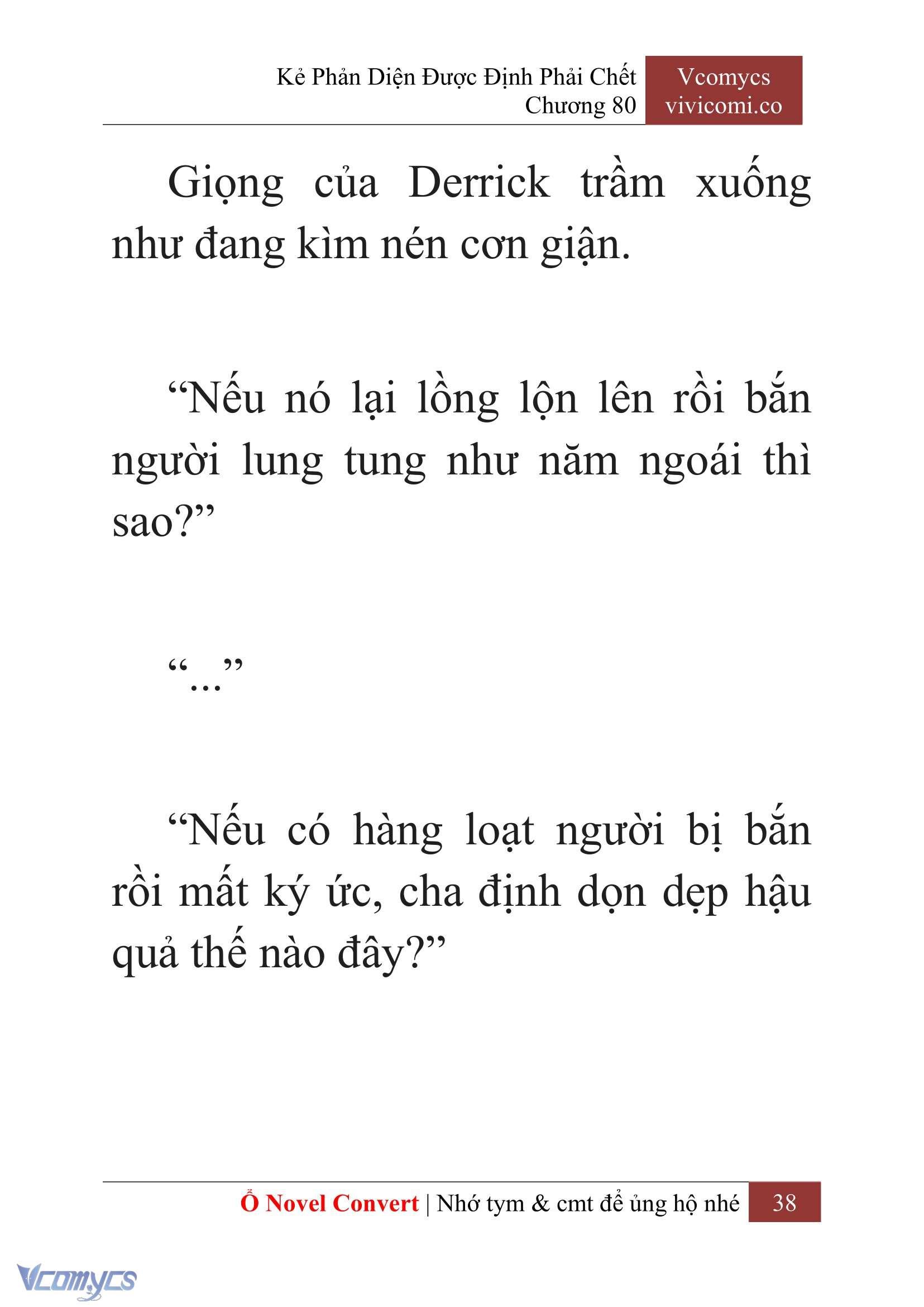[Novel] Kẻ Phản Diện Được Định Phải Chết Chap 80 - Trang 2