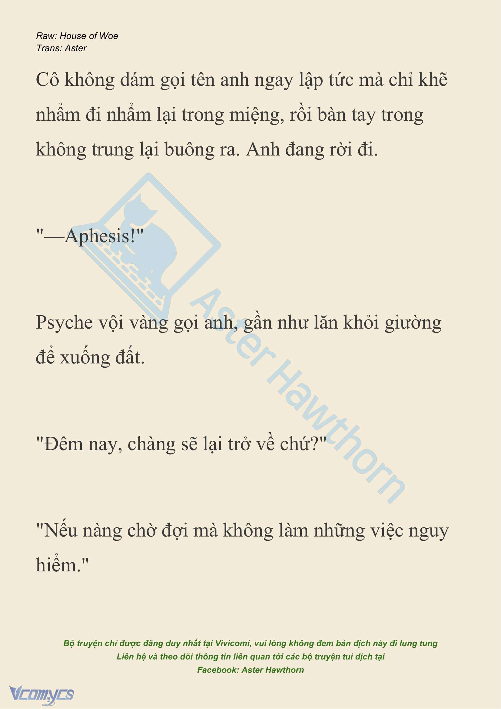 [NOVEL] Dành Cho Các Nữ Thần: Dành cho Psyche Chap 20 - Trang 2