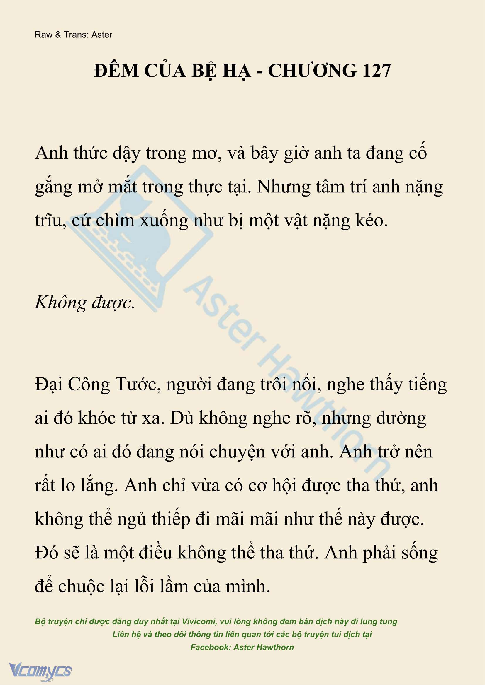 [NOVEL] Đêm Của Bệ Hạ Chap 127 - Trang 2