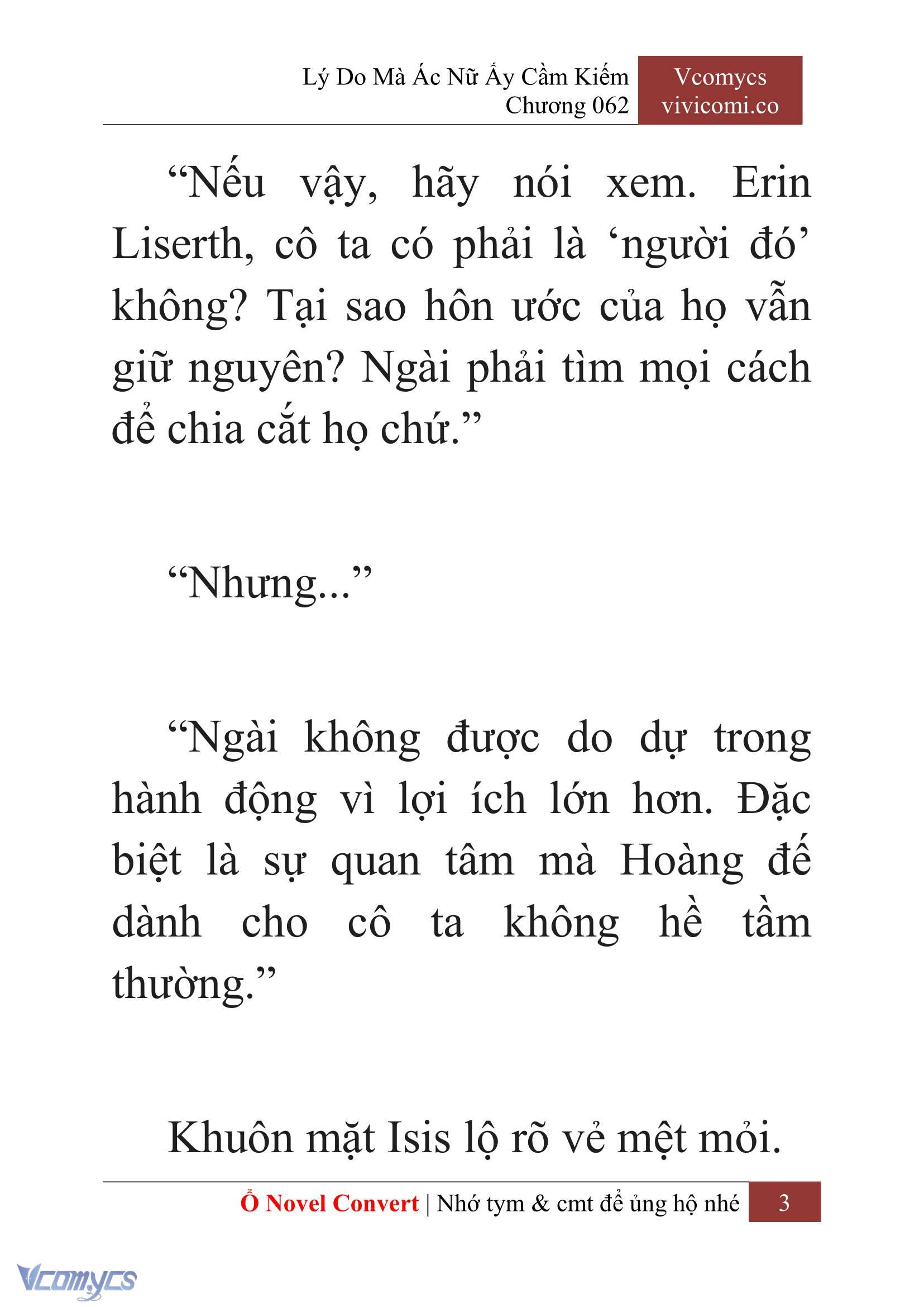 [Novel] Lý Do Mà Ác Nữ Ấy Cầm Kiếm Chap 62 - Trang 2