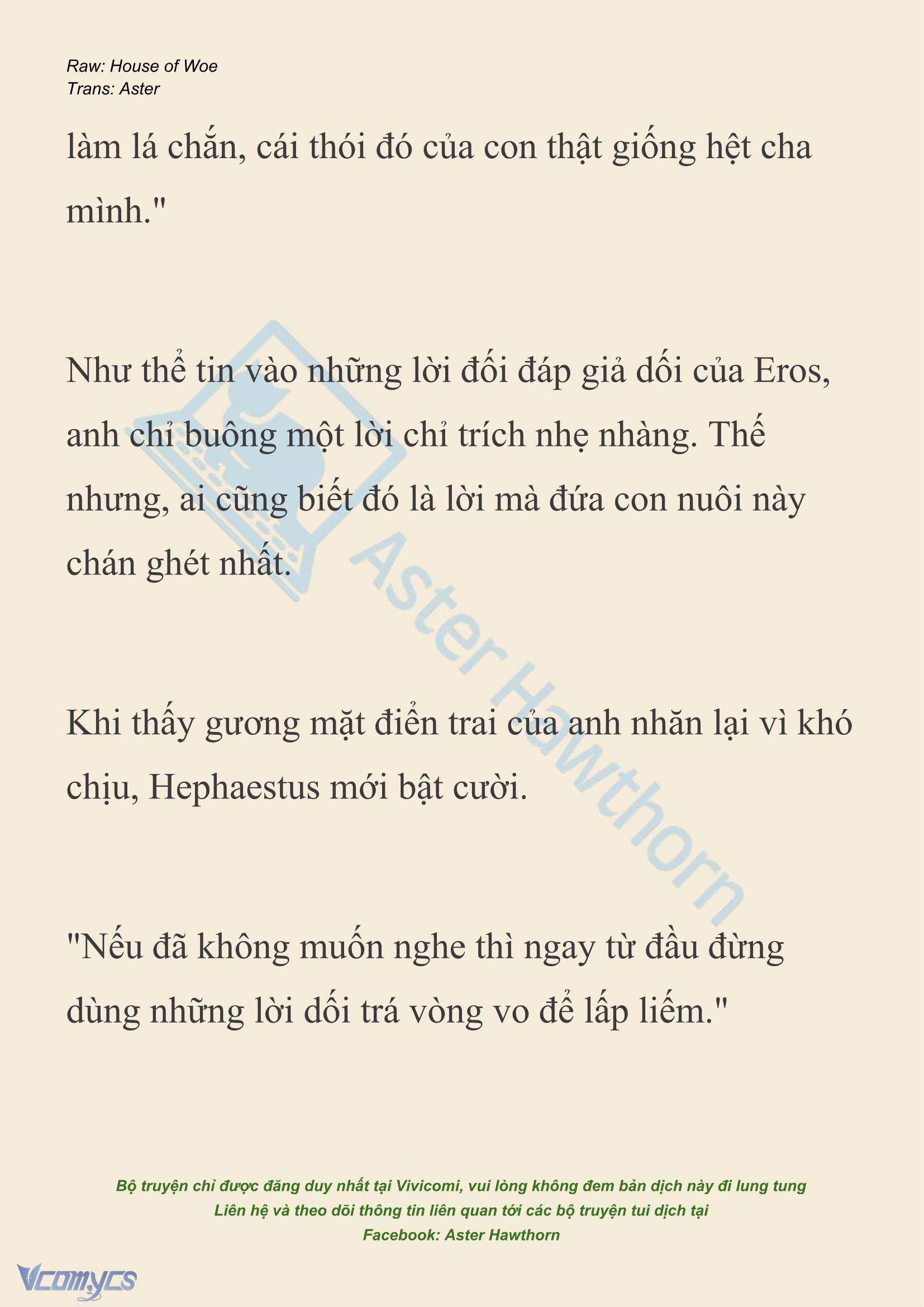 [NOVEL] Dành Cho Các Nữ Thần: Dành cho Psyche Chap 41 - Next 