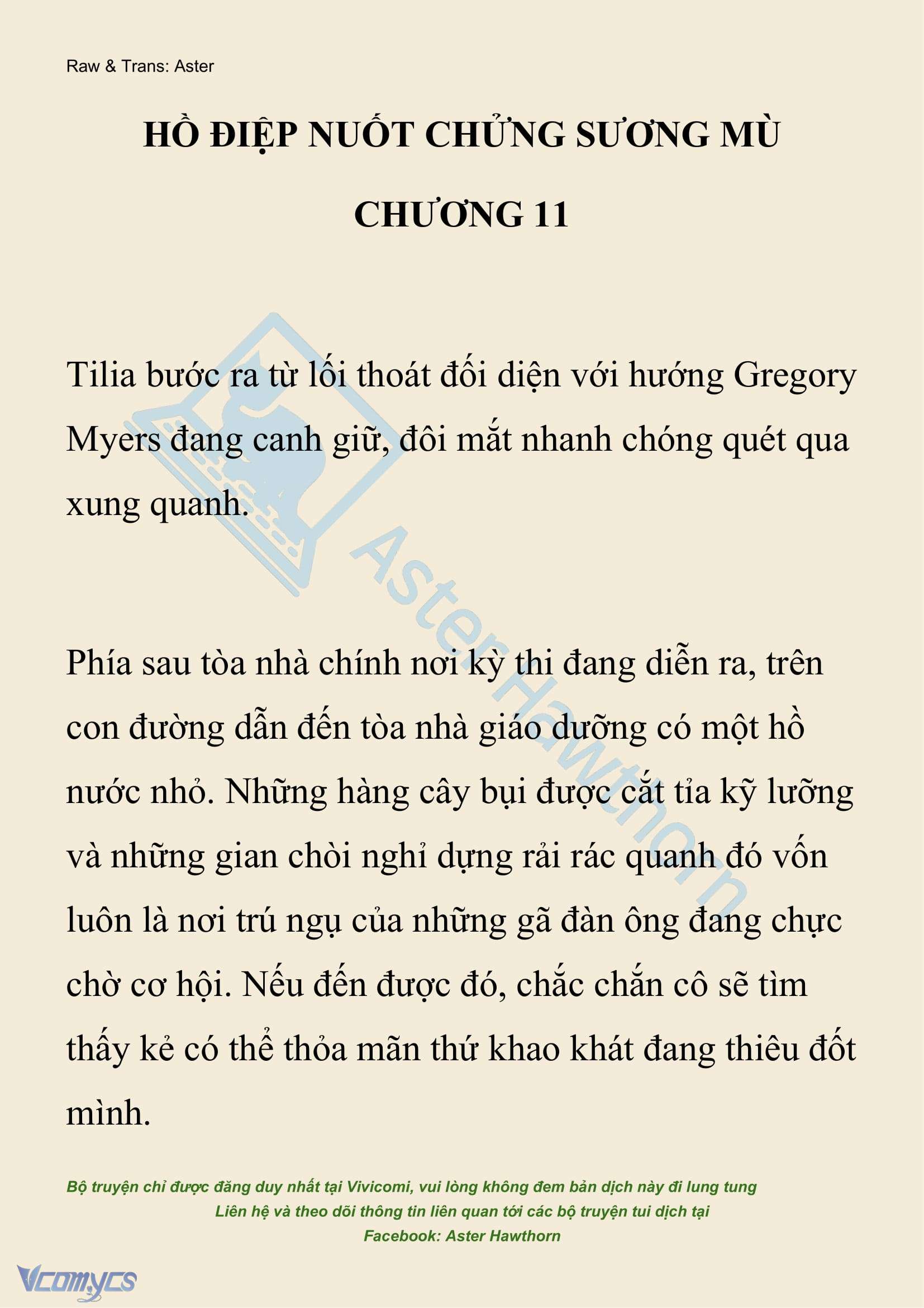 [NOVEL] Hồ Điệp Nuốt Chửng Sương Mù Chap 11 - Trang 2