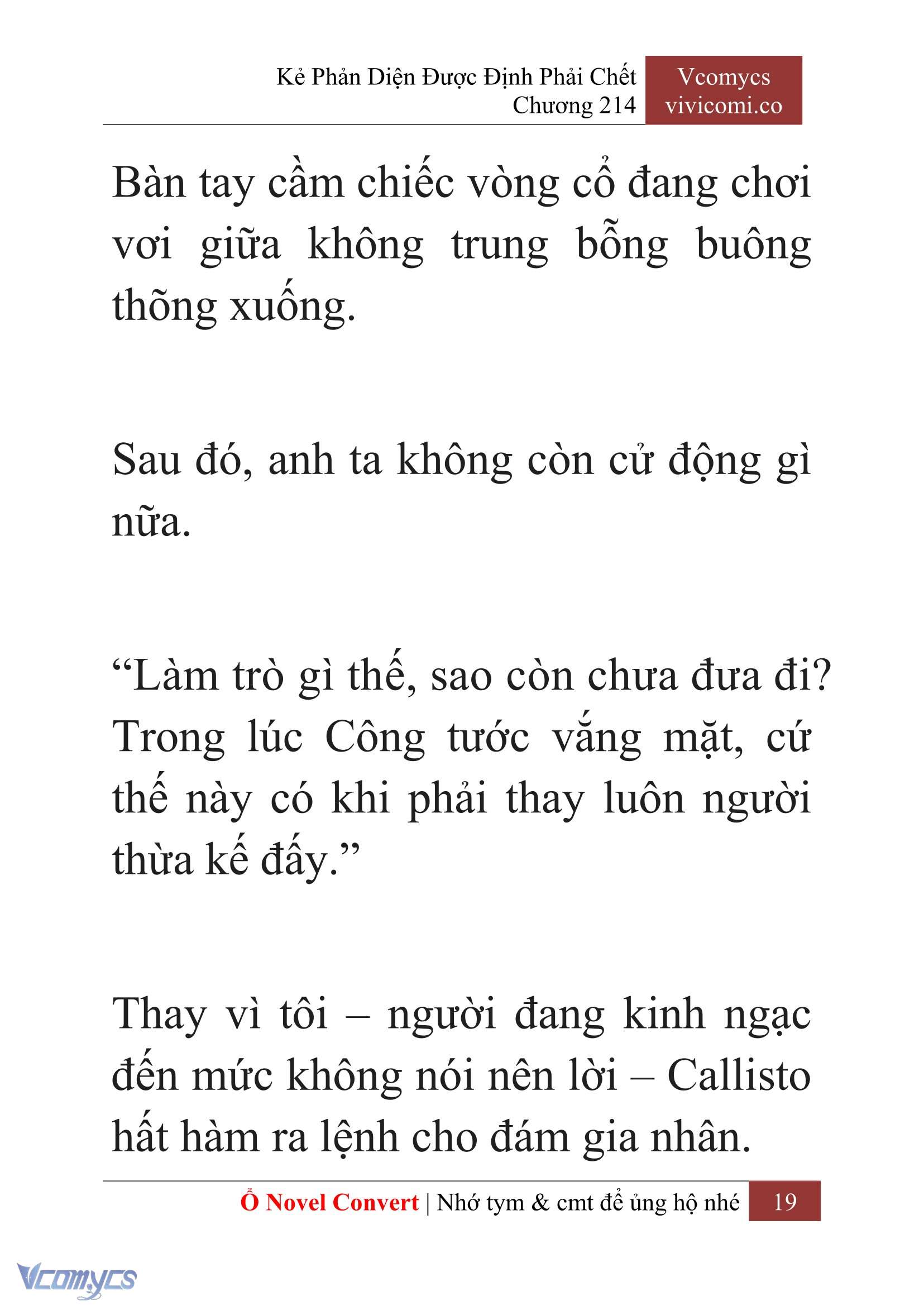 [Novel] Kẻ Phản Diện Được Định Phải Chết Chap 214 - Trang 2