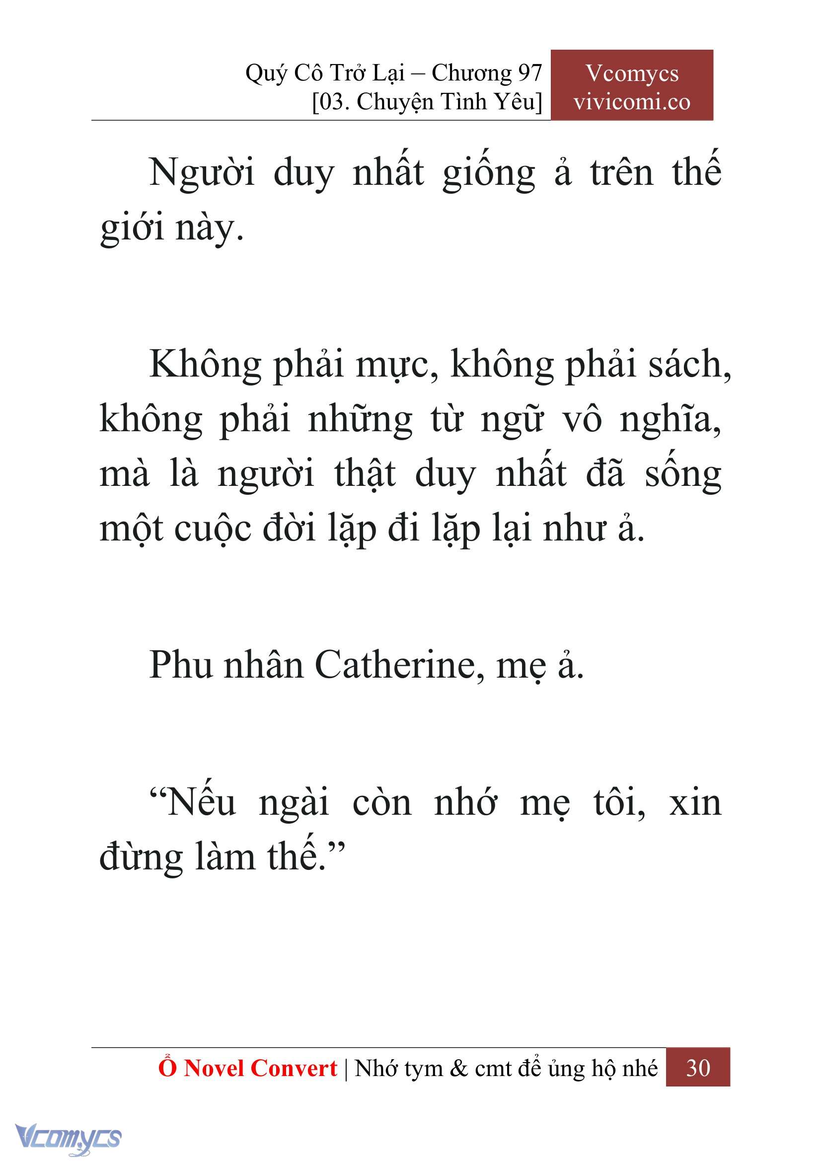 [Novel] Quý Cô Trở Lại Chap 97 - Trang 2