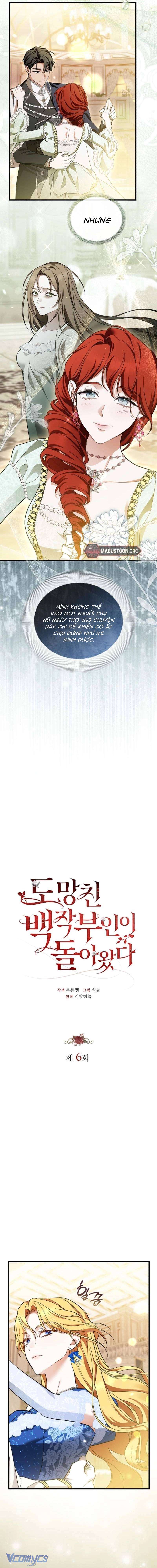 Nữ Bá Tước Bỏ Trốn Đã Quay Trở Lại Chap 6 - Trang 2
