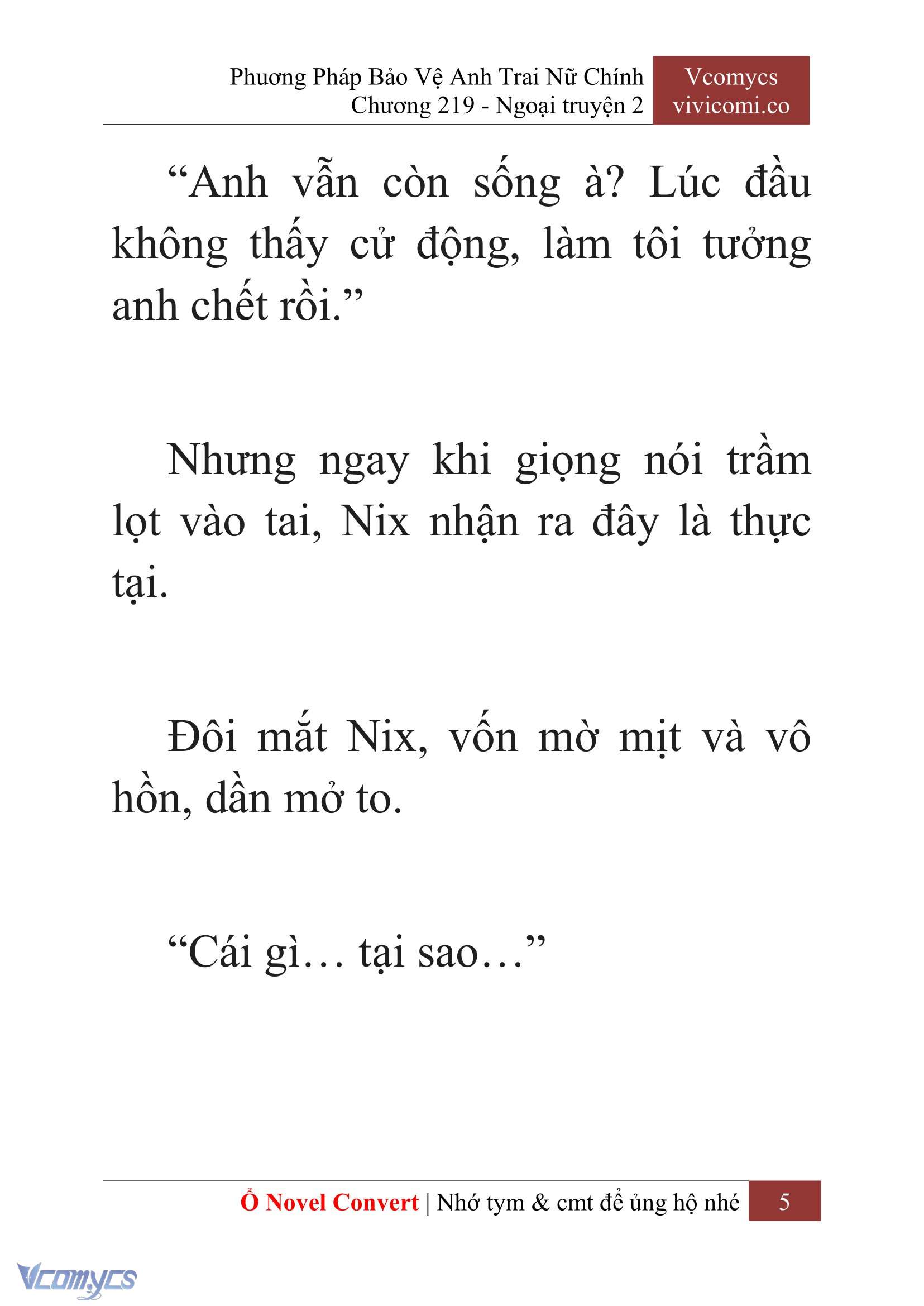 [Novel] Phương Pháp Bảo Vệ Anh Trai Nữ Chính Chap 219 - Trang 2