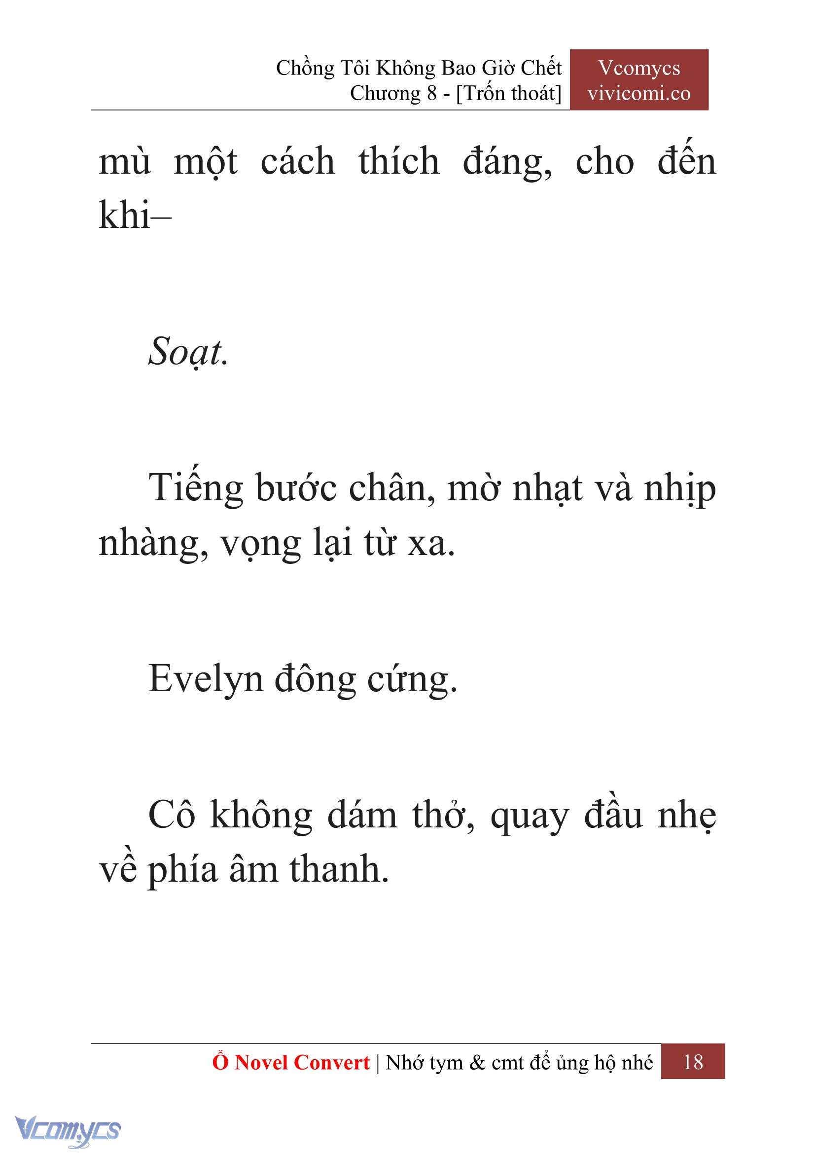 [Novel] Chồng Tôi Không Bao Giờ Chết Chap 8 - Trang 2