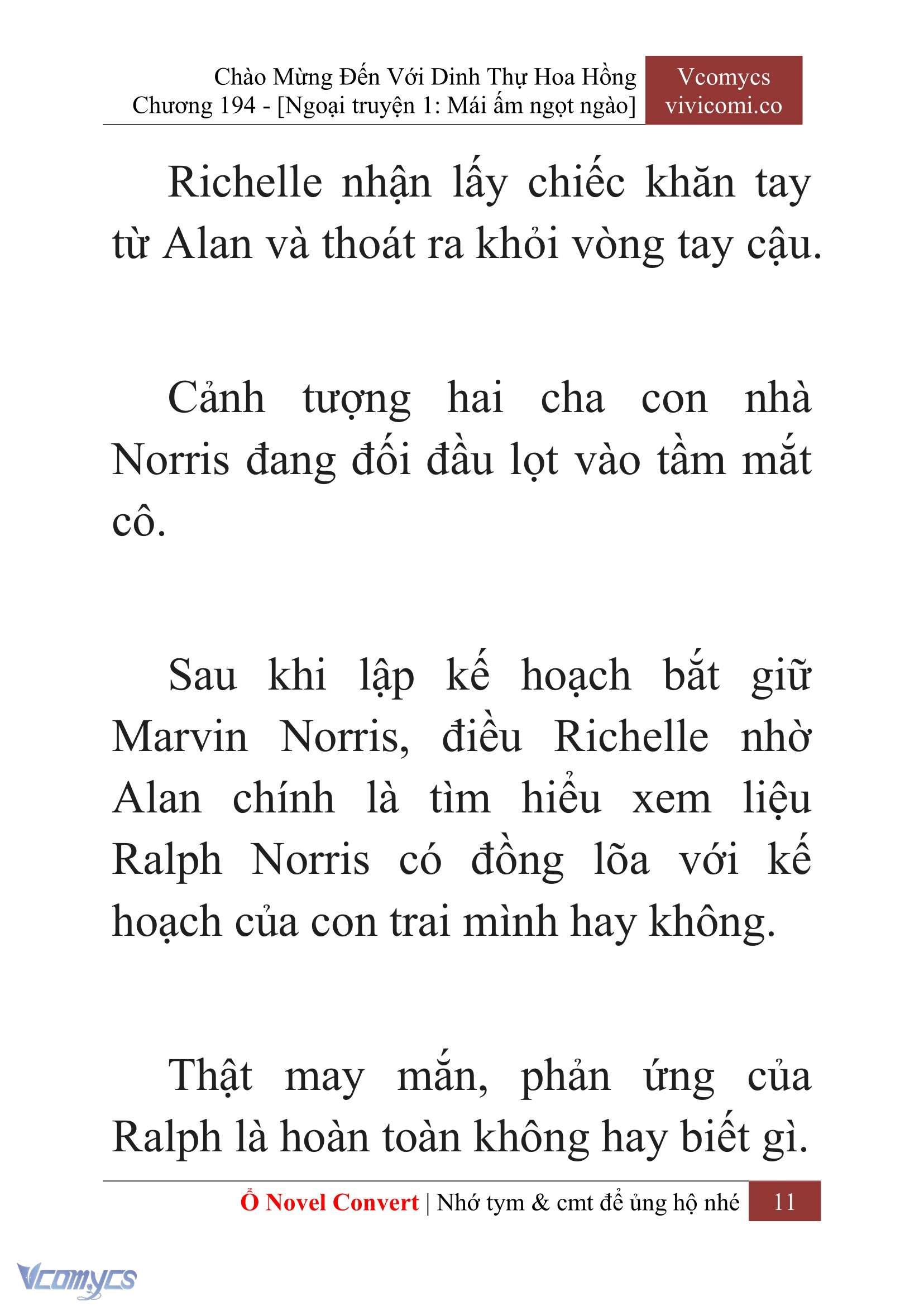 [Novel] Chào Mừng Đến Với Dinh Thự Hoa Hồng Chap 194 - Trang 2