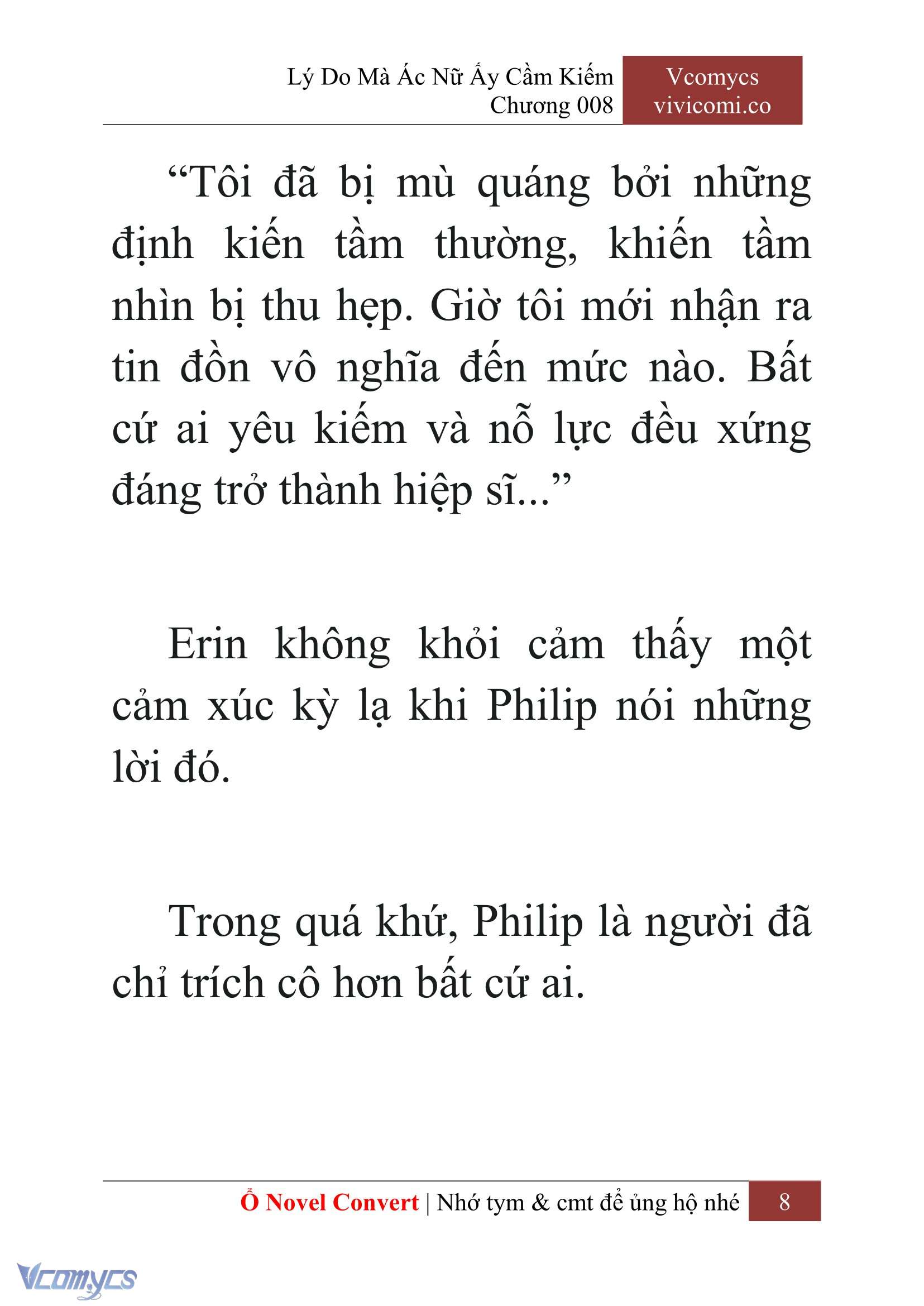 [Novel] Lý Do Mà Ác Nữ Ấy Cầm Kiếm Chap 8 - Trang 2