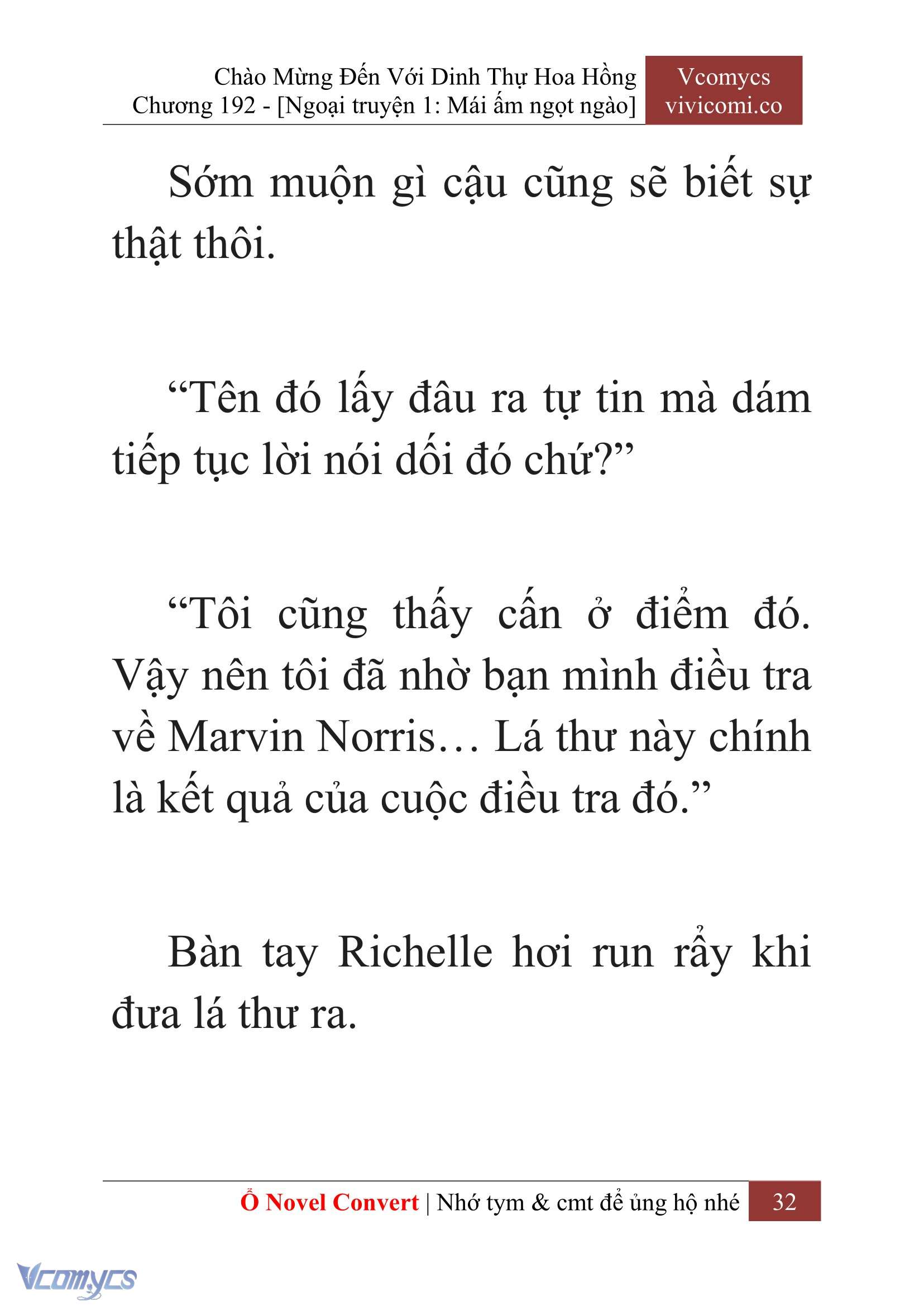[Novel] Chào Mừng Đến Với Dinh Thự Hoa Hồng Chap 192 - Trang 2