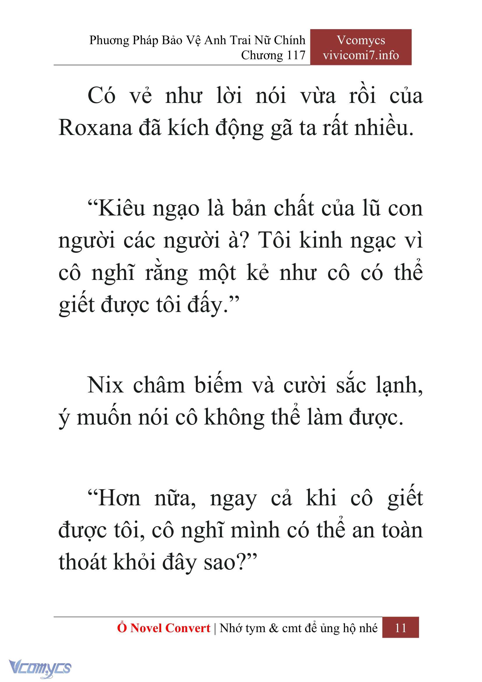 [Novel] Phương Pháp Bảo Vệ Anh Trai Nữ Chính Chap 117 - Trang 2