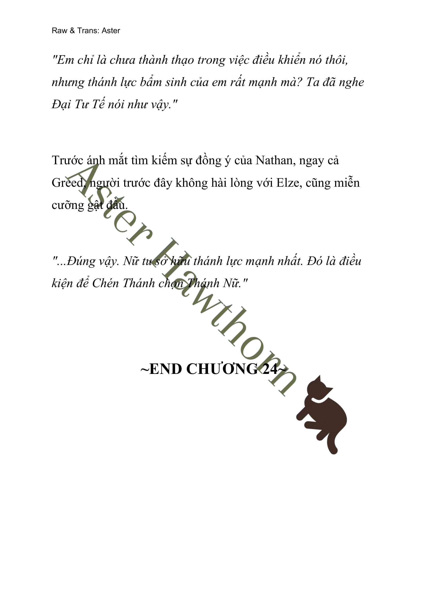 [NOVEL] Anh Hùng Khao Khát Sự Sa Ngã Của Thánh Nữ Chap 24 - Trang 2