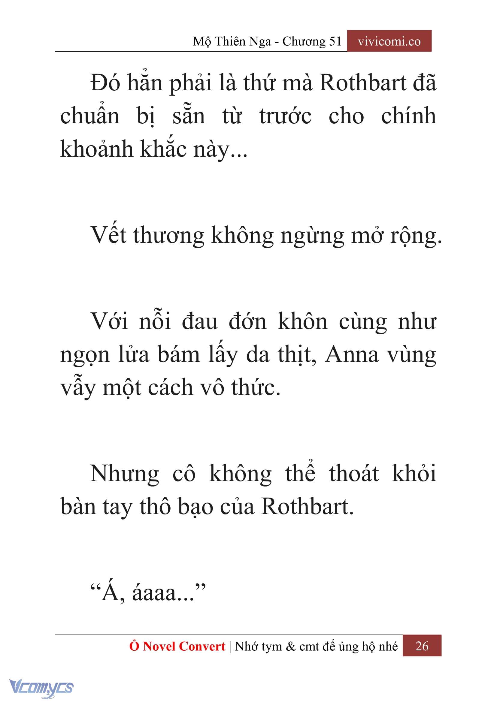 [Novel] Mộ Thiên Nga Chap 51 - Next Chap 52