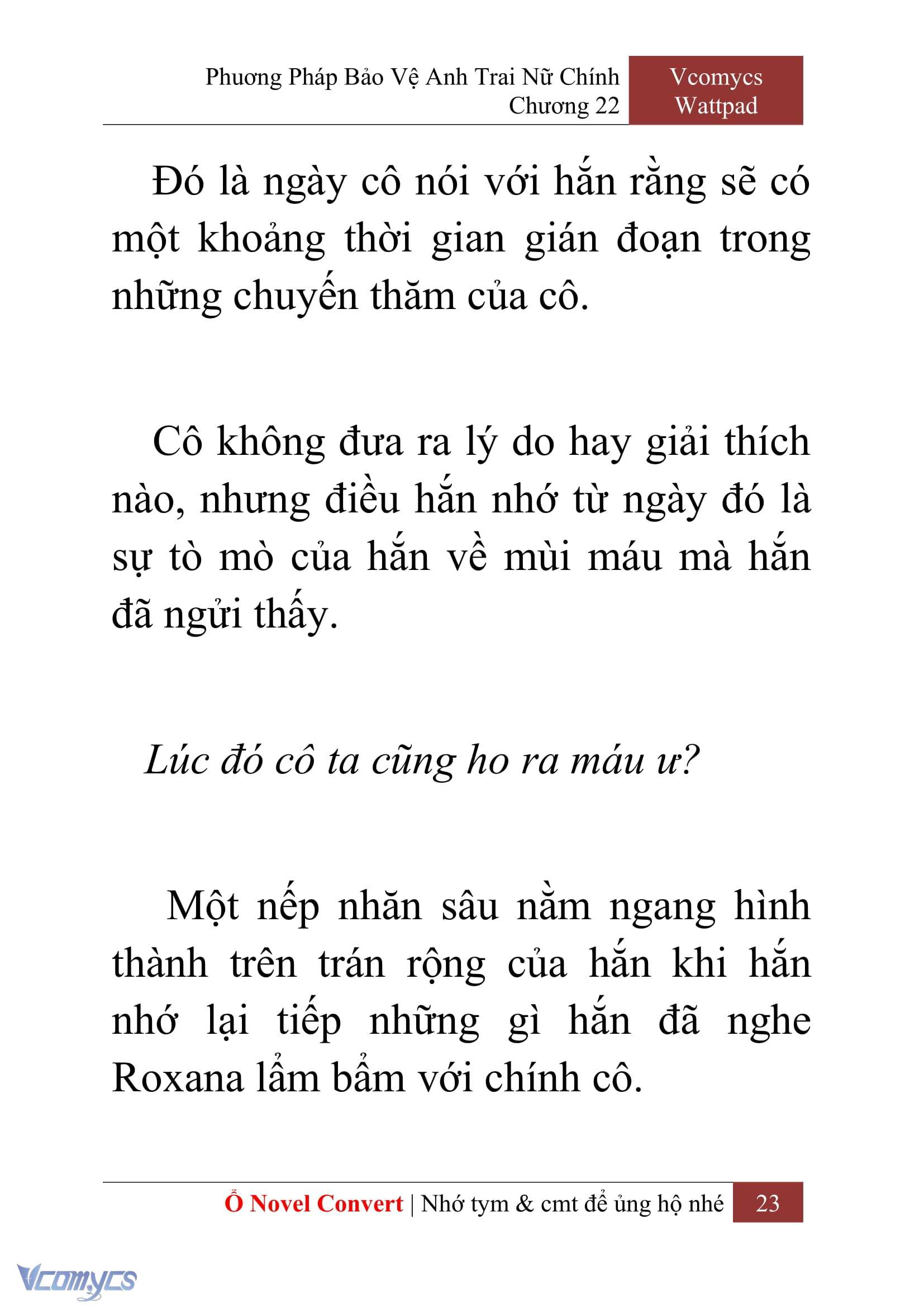 [Novel] Phương Pháp Bảo Vệ Anh Trai Nữ Chính Chap 22 - Trang 2