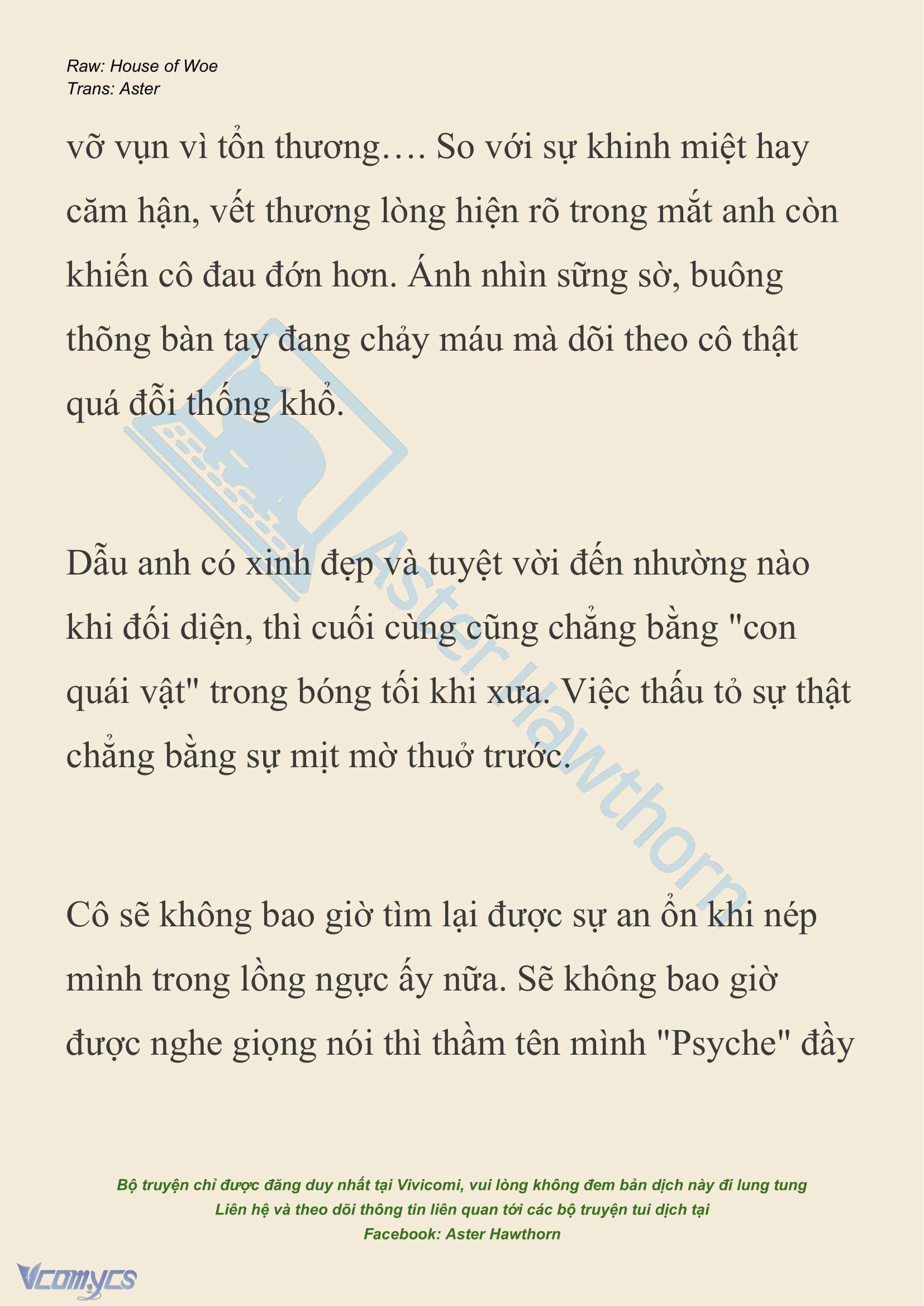 [NOVEL] Dành Cho Các Nữ Thần: Dành cho Psyche Chap 35 - Trang 2