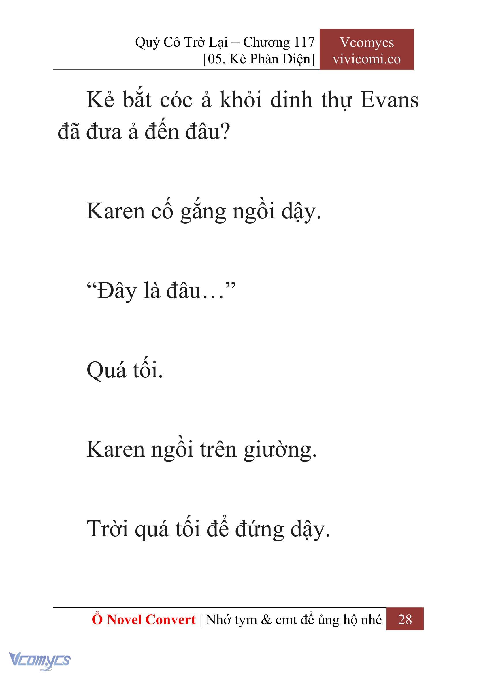 [Novel] Quý Cô Trở Lại Chap 117 - Trang 2