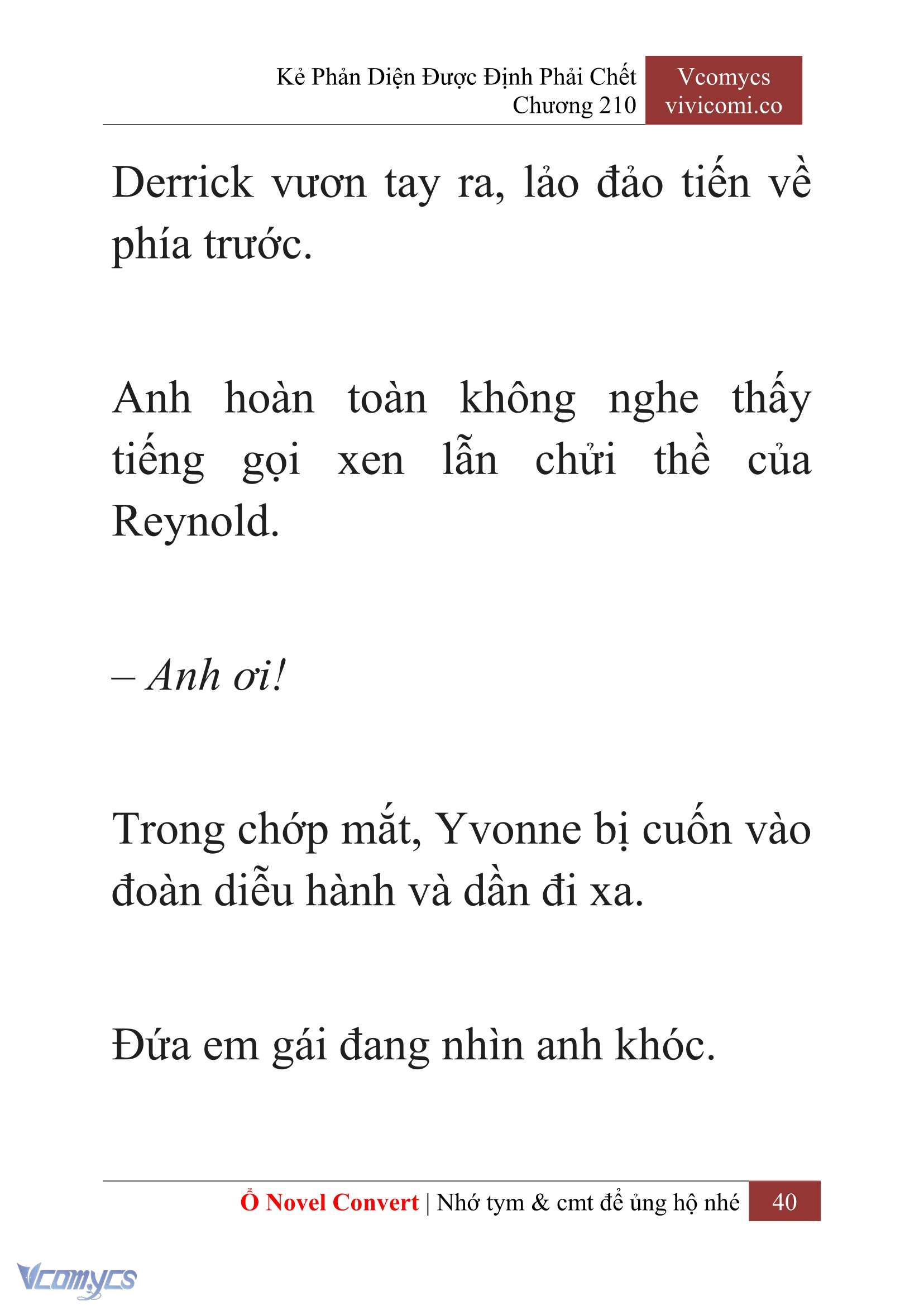 [Novel] Kẻ Phản Diện Được Định Phải Chết Chap 210 - Trang 2